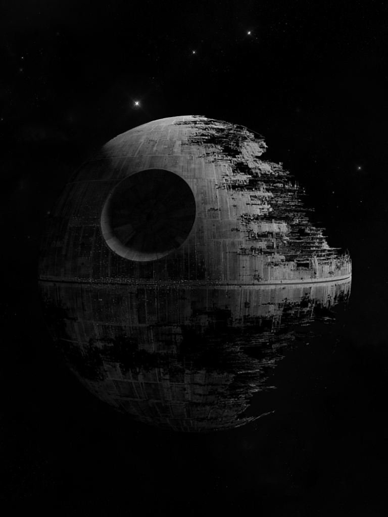 Download mobile wallpaper Star Wars, Sci Fi, Death Star for free.