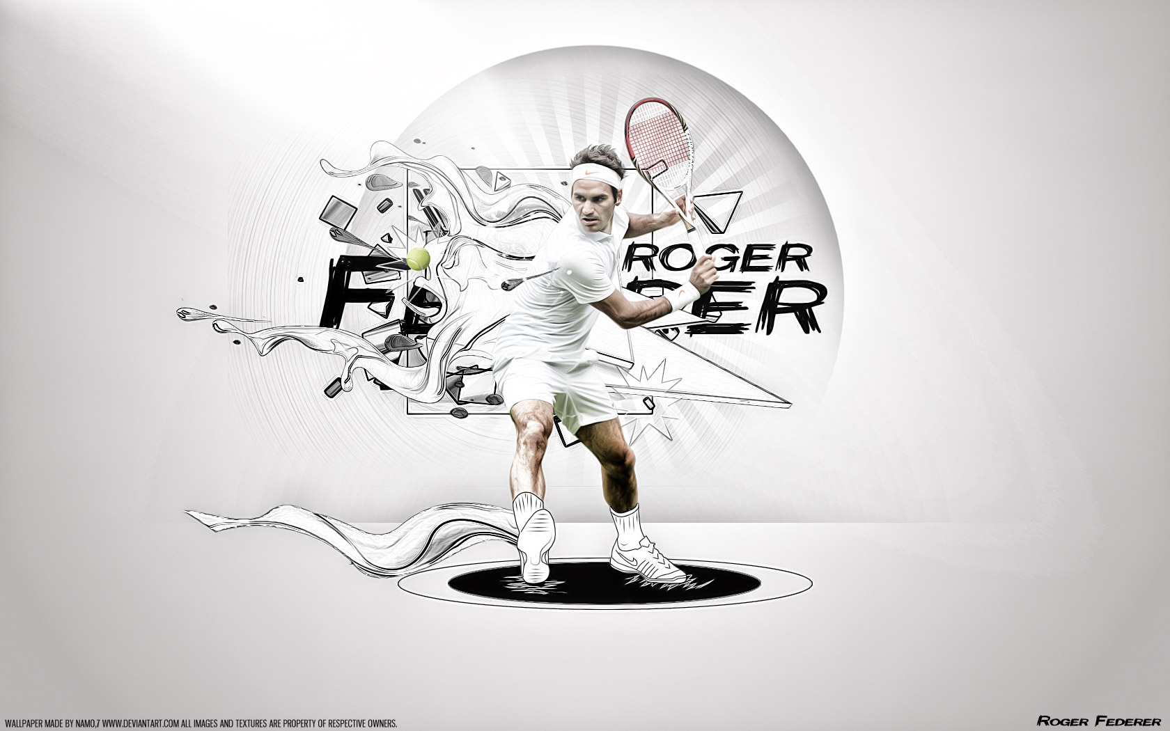 Melhores papéis de parede de Roger Federer para tela do telefone