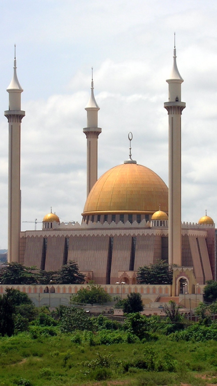 1135307 Salvapantallas y fondos de pantalla Mezquita Nacional De Abuya en tu teléfono. Descarga imágenes de  gratis