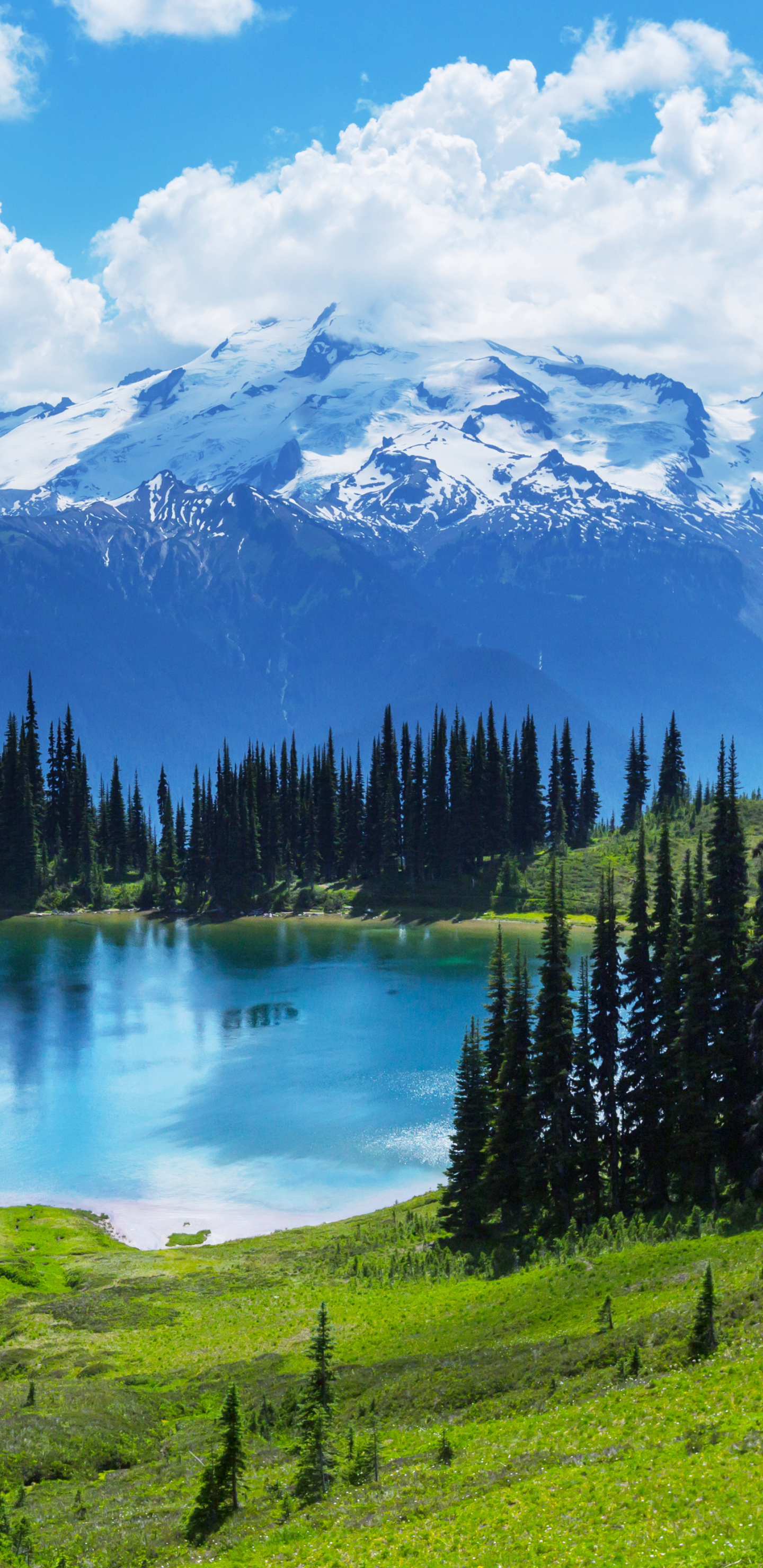 Скачать картинку Пейзаж, Природа, Озера, Озеро, Канада, Ландшафт, Национальный Парк Банф, Земля/природа, Озеро Морейн в телефон бесплатно.