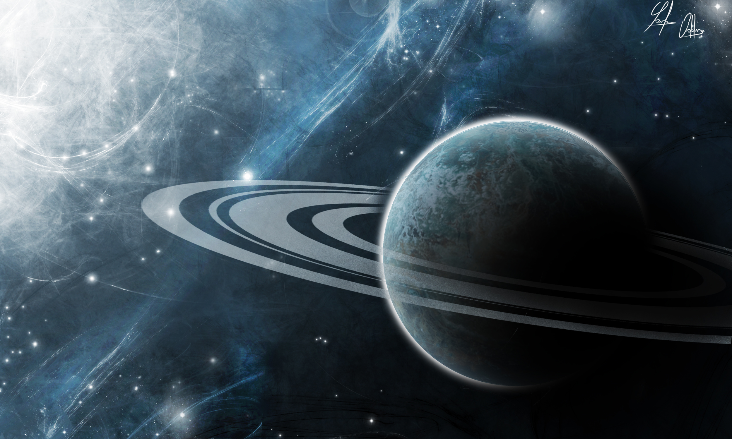 Free download wallpaper Planetary Ring, Sci Fi on your PC desktop