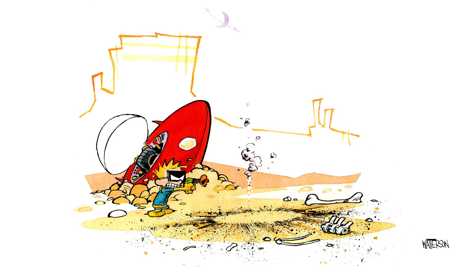 Free download wallpaper Comics, Calvin (Calvin & Hobbes), Calvin & Hobbes on your PC desktop