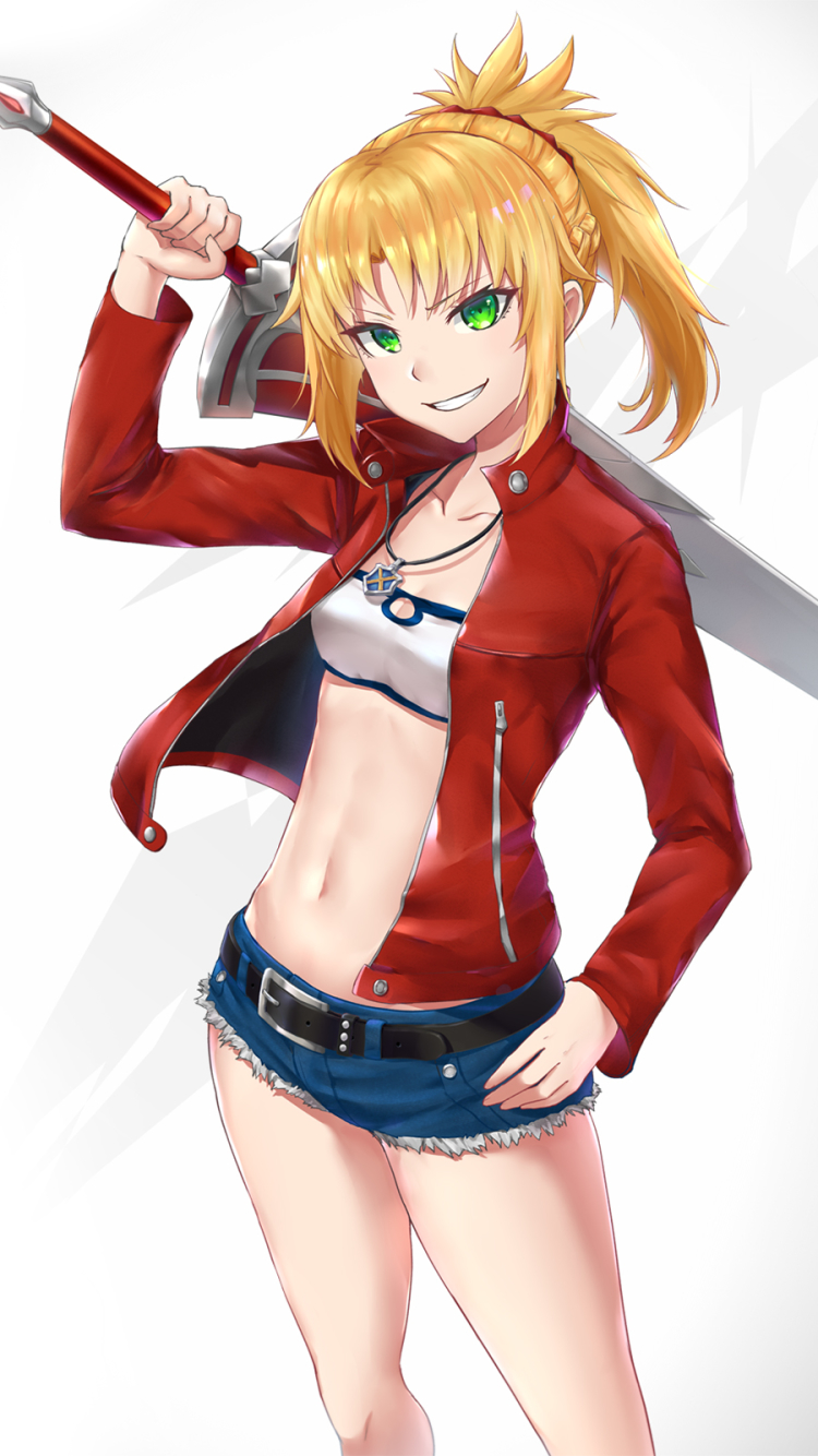 Baixar papel de parede para celular de Anime, Fate/apocrypha, Mordred (Destino/apócrifos), Saber Of Red (Destino/apócrifos) gratuito.