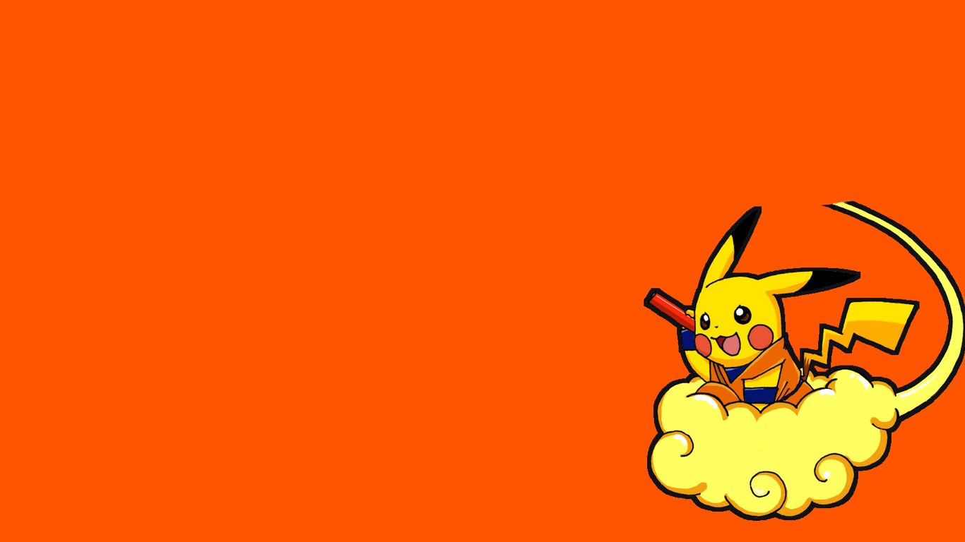 Laden Sie das Pokémon, Crossover, Dragon Ball, Pikachu, Animes-Bild kostenlos auf Ihren PC-Desktop herunter
