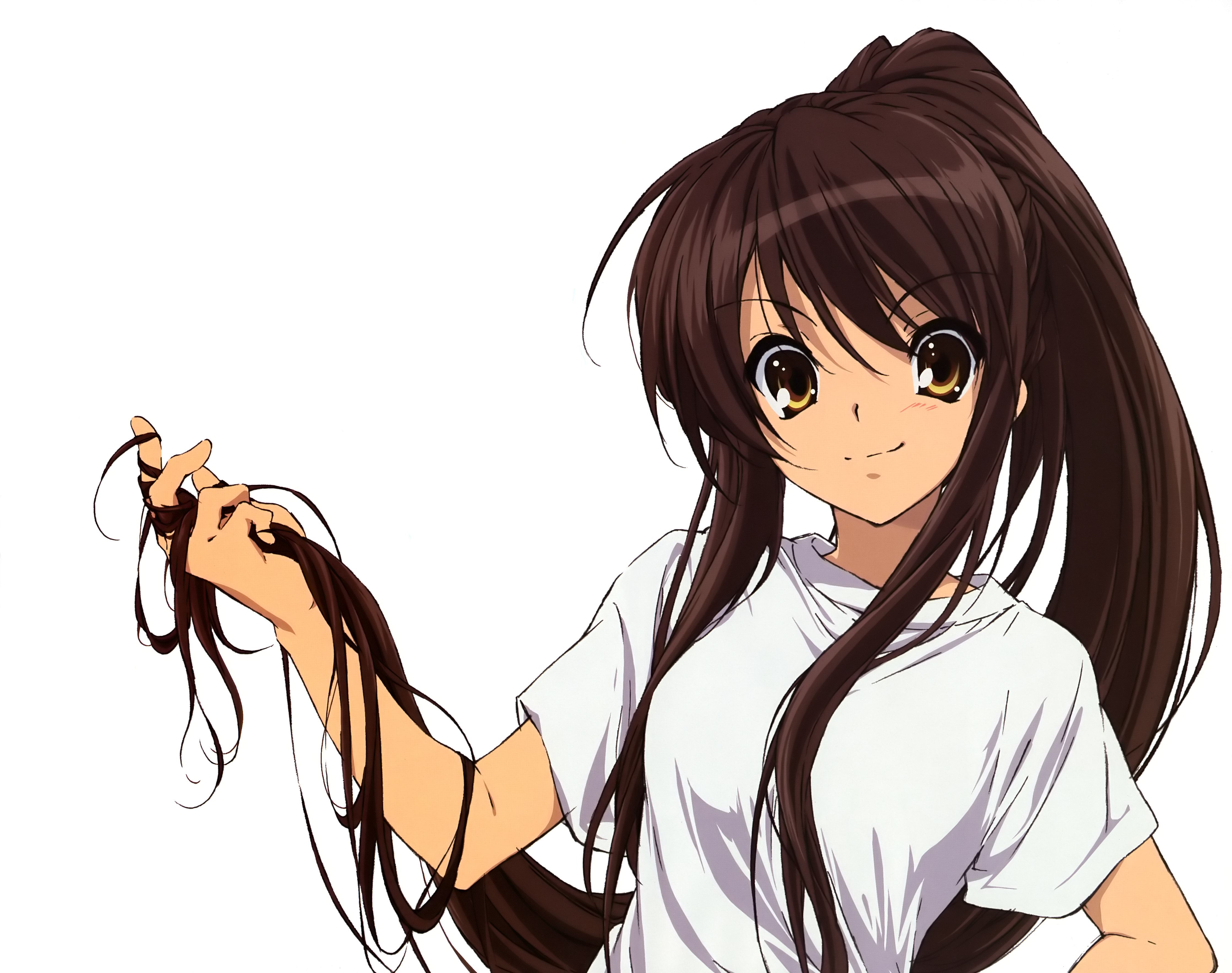 Laden Sie das Animes, Suzumiya Haruhi No Yūutsu-Bild kostenlos auf Ihren PC-Desktop herunter