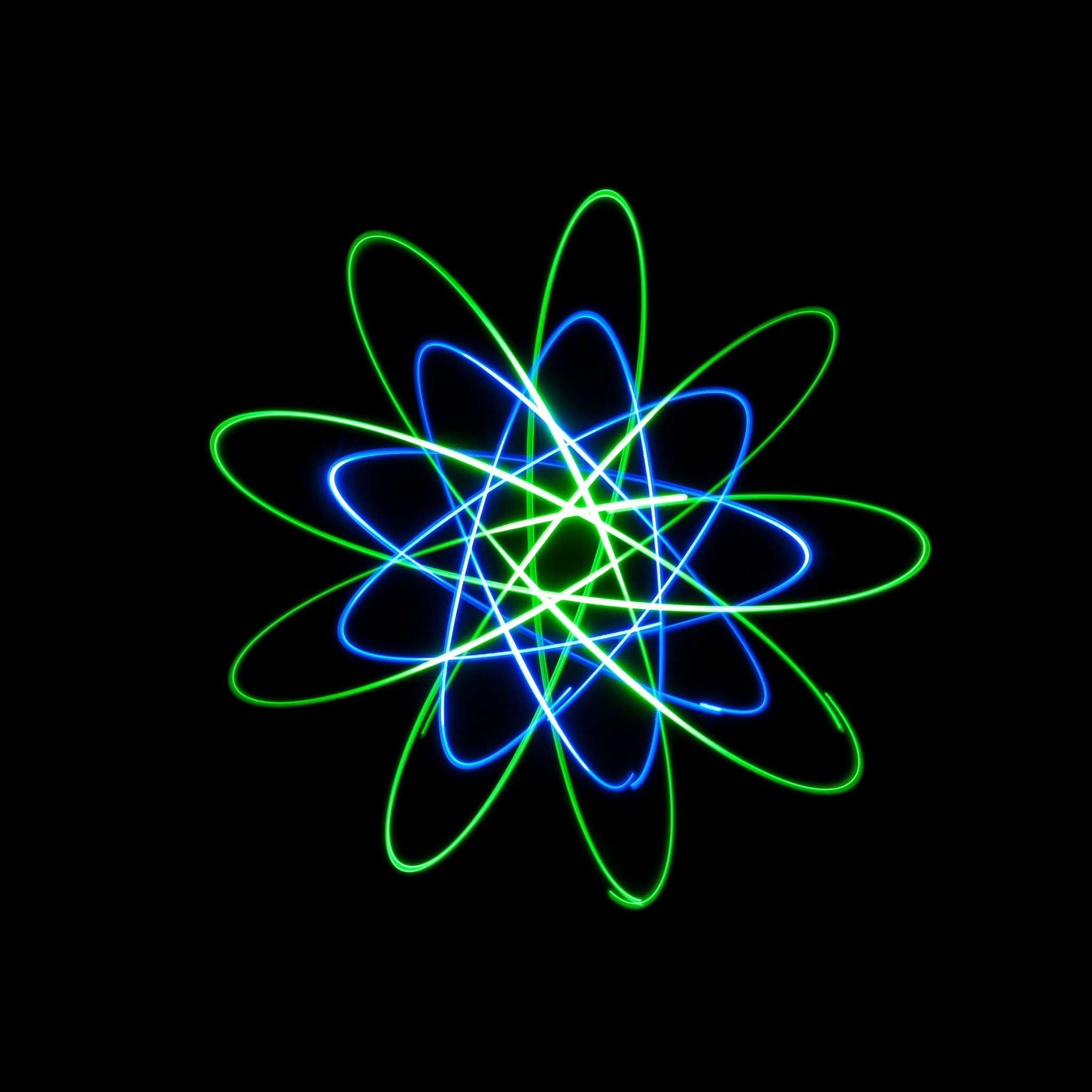 63354 Bild herunterladen atom, abstrakt, schwarz, molekül, element, das schwarze, neon - Hintergrundbilder und Bildschirmschoner kostenlos