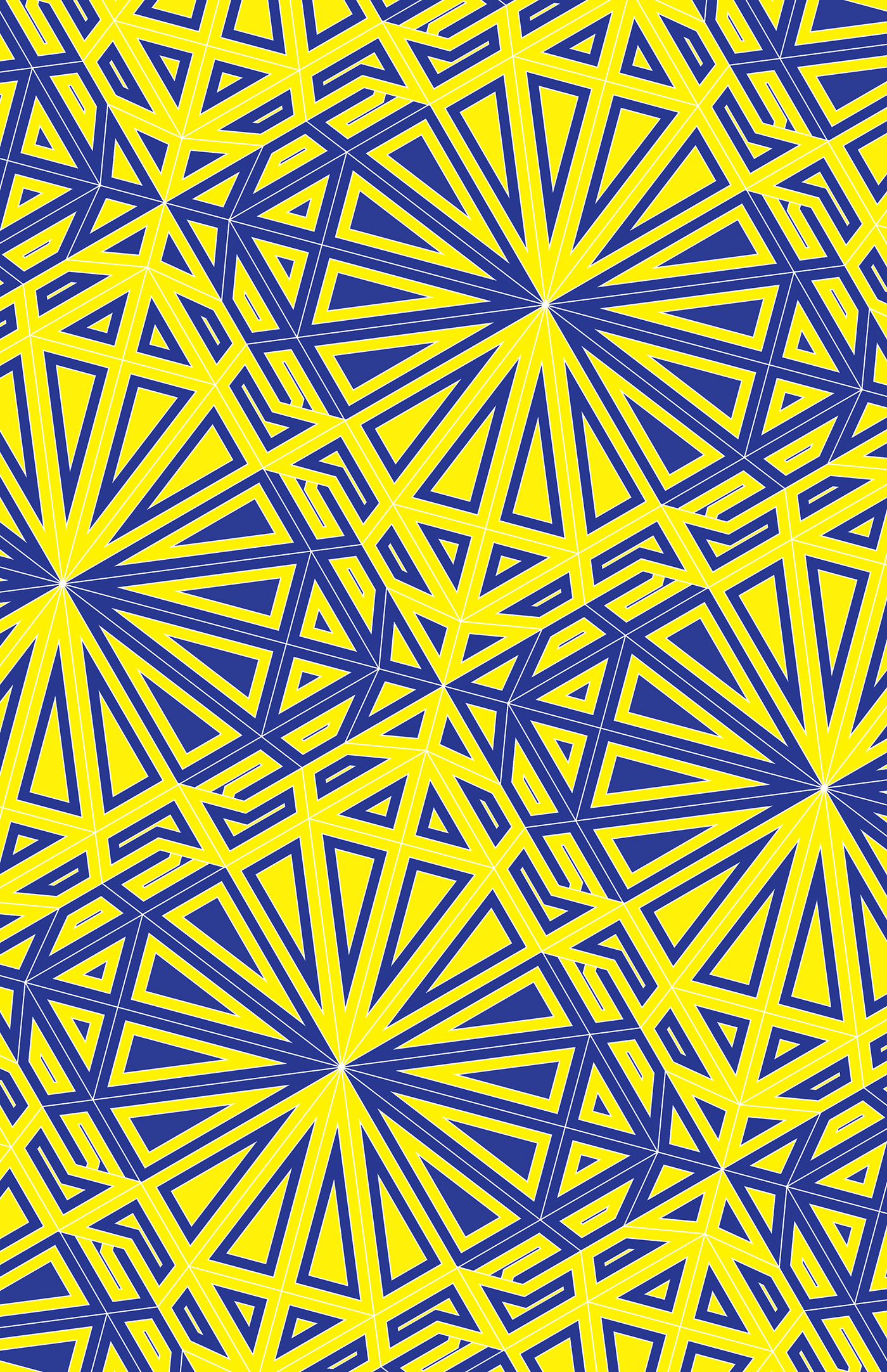 Mobile wallpaper yellow, geometry, textures, pattern, texture, lines, confused, intricate