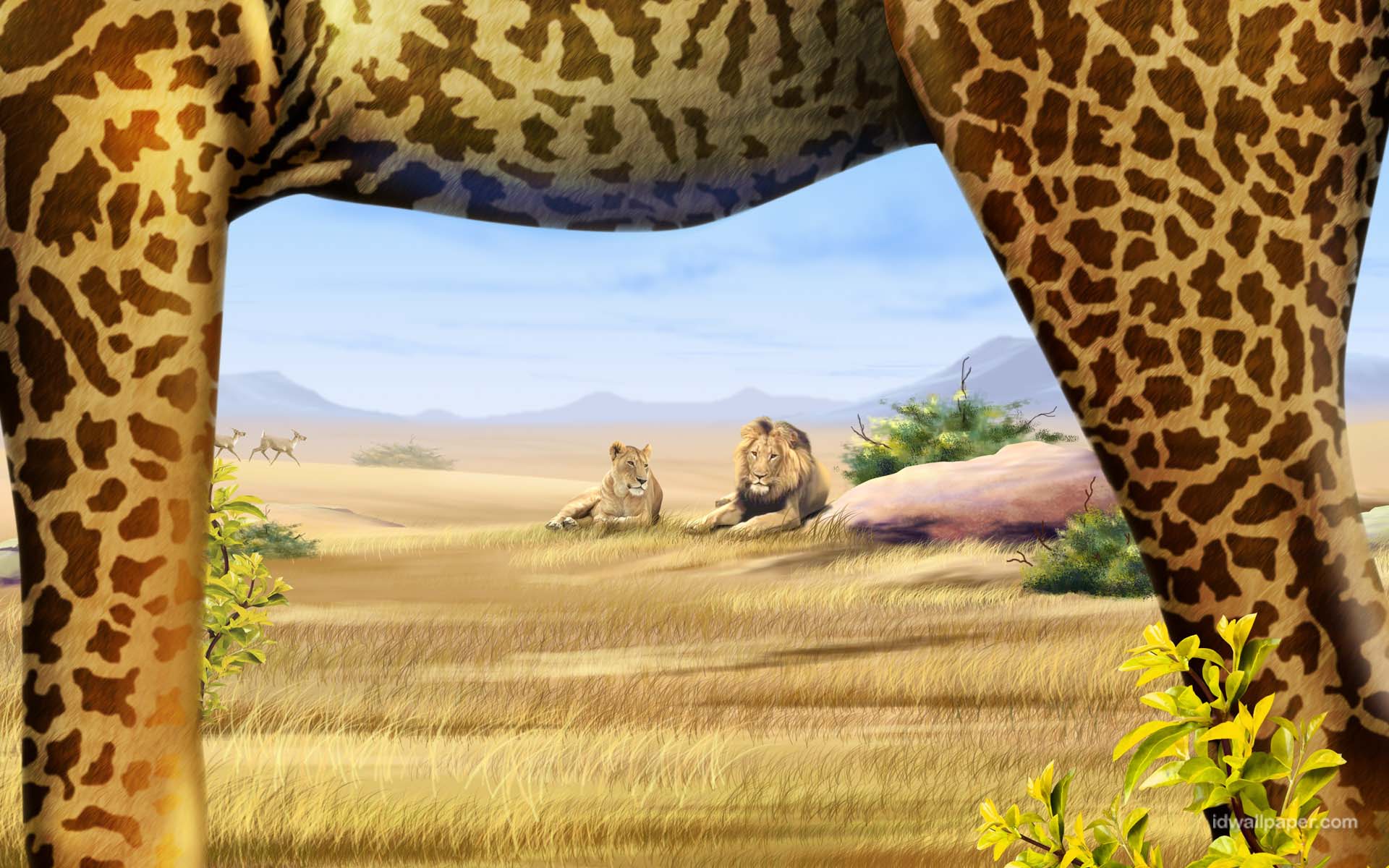 578768 Bild herunterladen künstlerisch, safari - Hintergrundbilder und Bildschirmschoner kostenlos