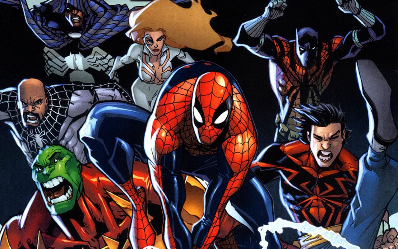 comics, spider man, black panther (marvel comics), cloak (marvel comics), dagger (marvel comics), hulk, luke cage