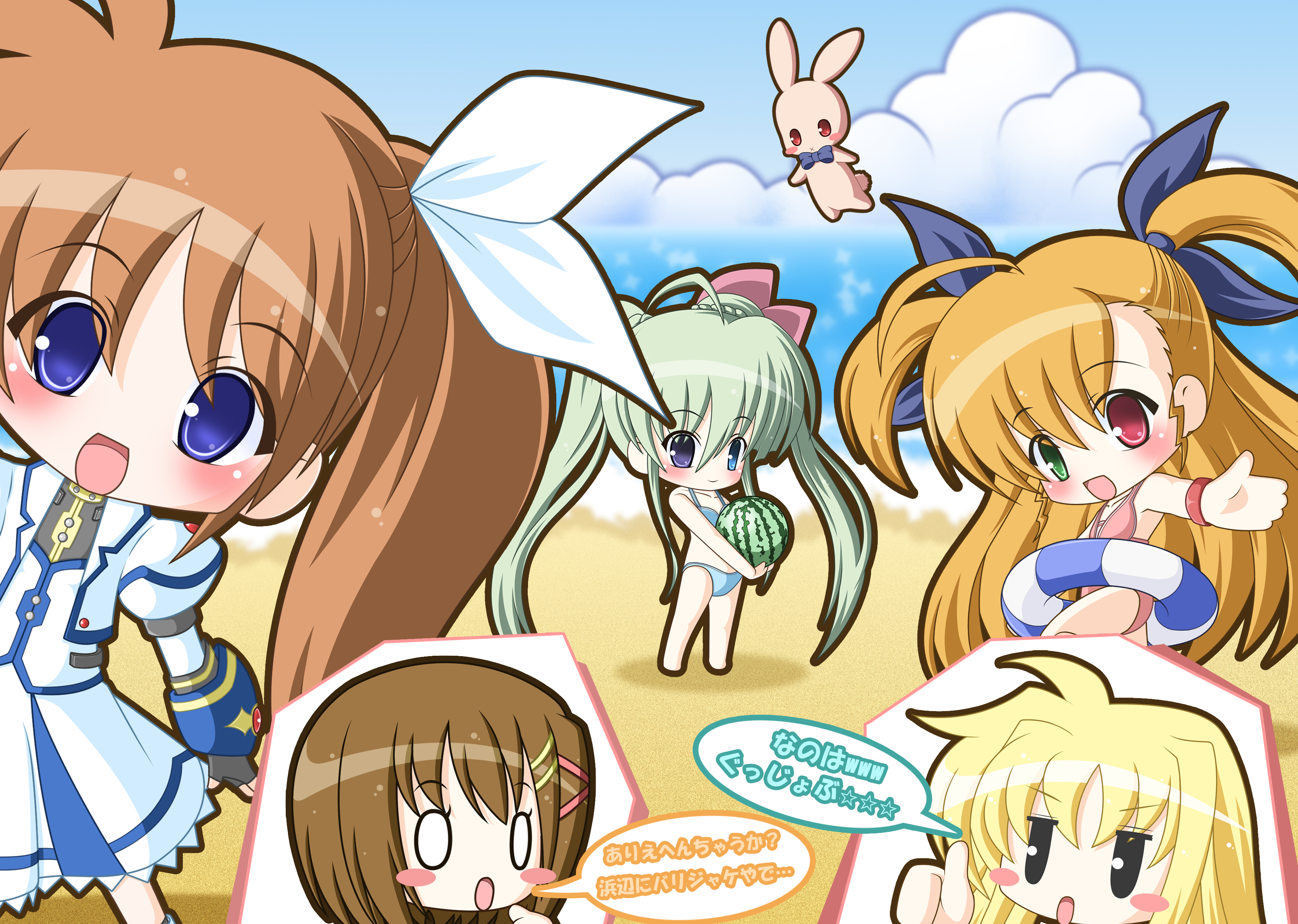 Free download wallpaper Anime, Magical Girl Lyrical Nanoha on your PC desktop