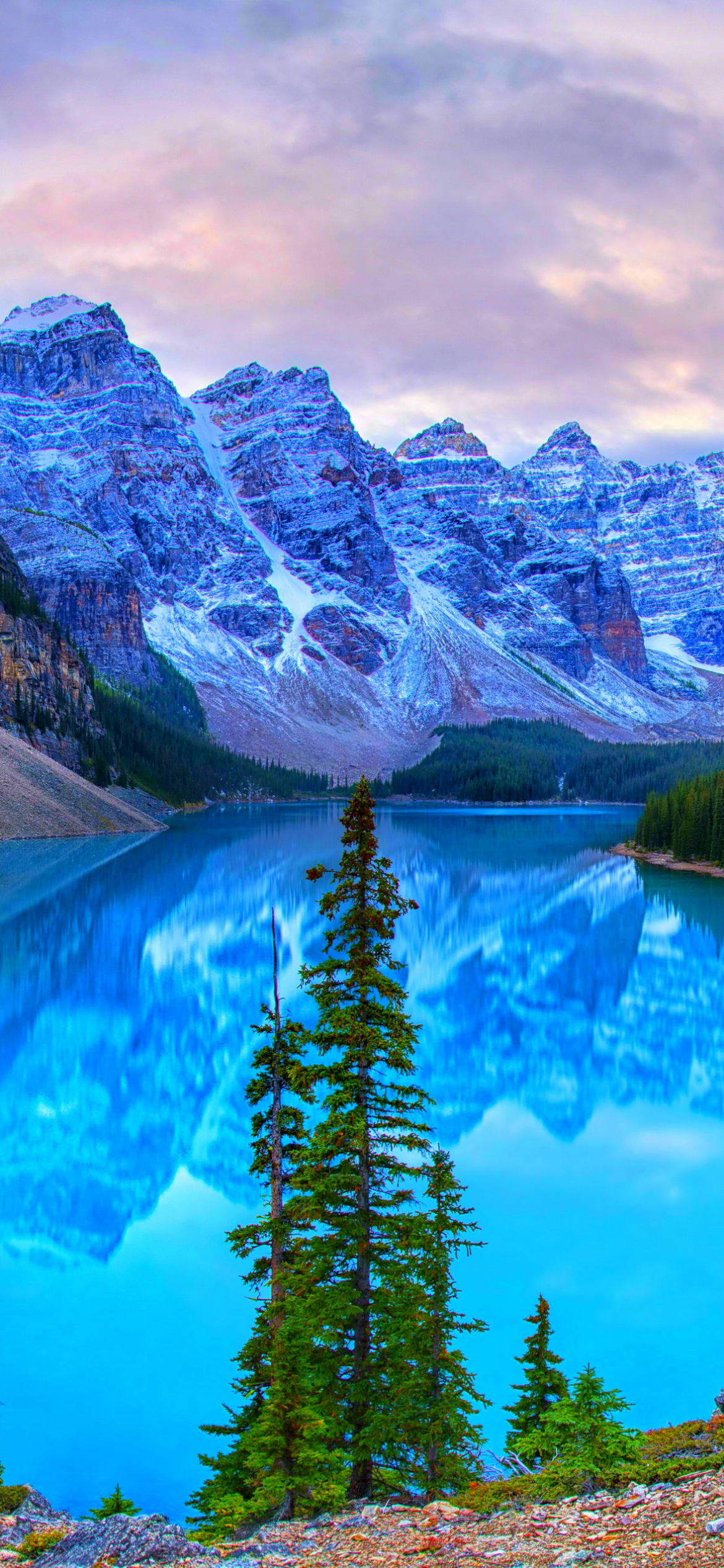 Handy-Wallpaper Seen, Berg, See, Kanada, Gebirge, Moränensee, Banff Nationalpark, Erde/natur kostenlos herunterladen.