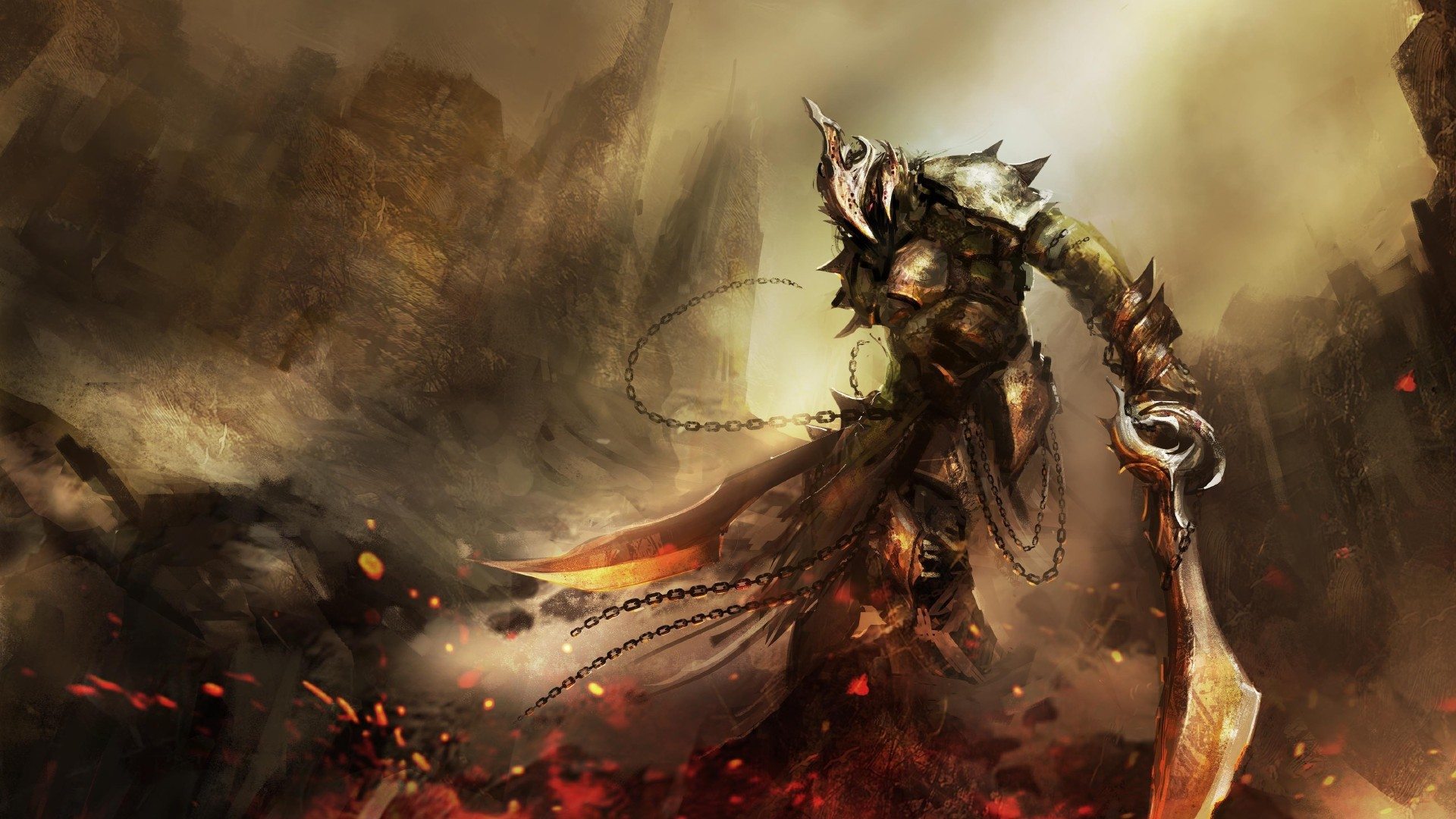 Download mobile wallpaper Fire, Dark, Warrior, Armor, Sword, Video Game, Dark Souls, Dark Souls Iii for free.