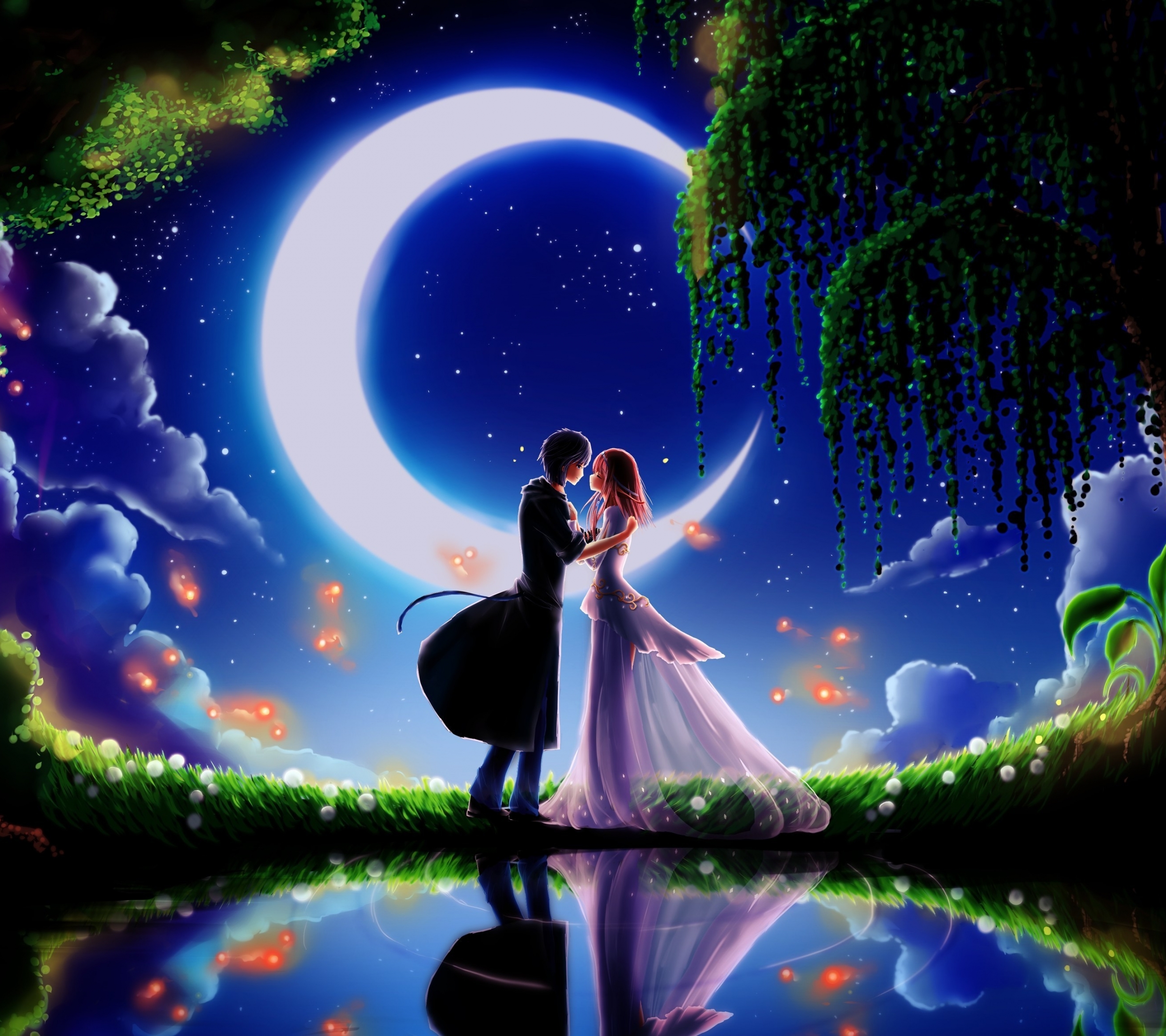 Free download wallpaper Anime, Love, Romantic on your PC desktop
