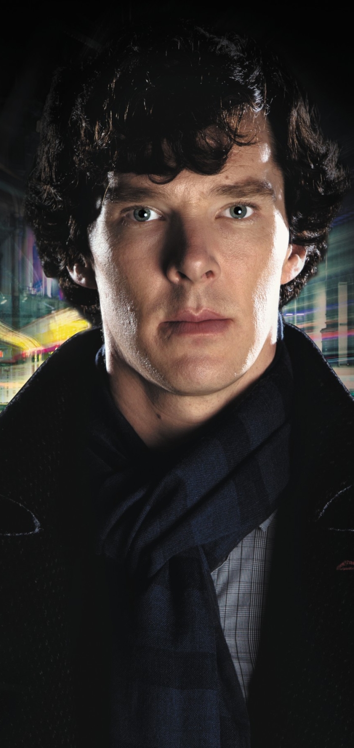 Handy-Wallpaper Schauspieler, Sherlock, Benedict Cumberbatch, Fernsehserien, Sherlock Holmes kostenlos herunterladen.