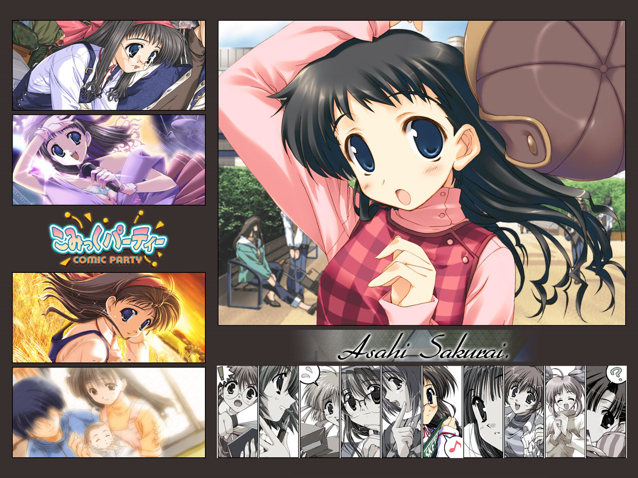 1452265 Bild herunterladen animes, komikku pâtî, sakurai asahi - Hintergrundbilder und Bildschirmschoner kostenlos