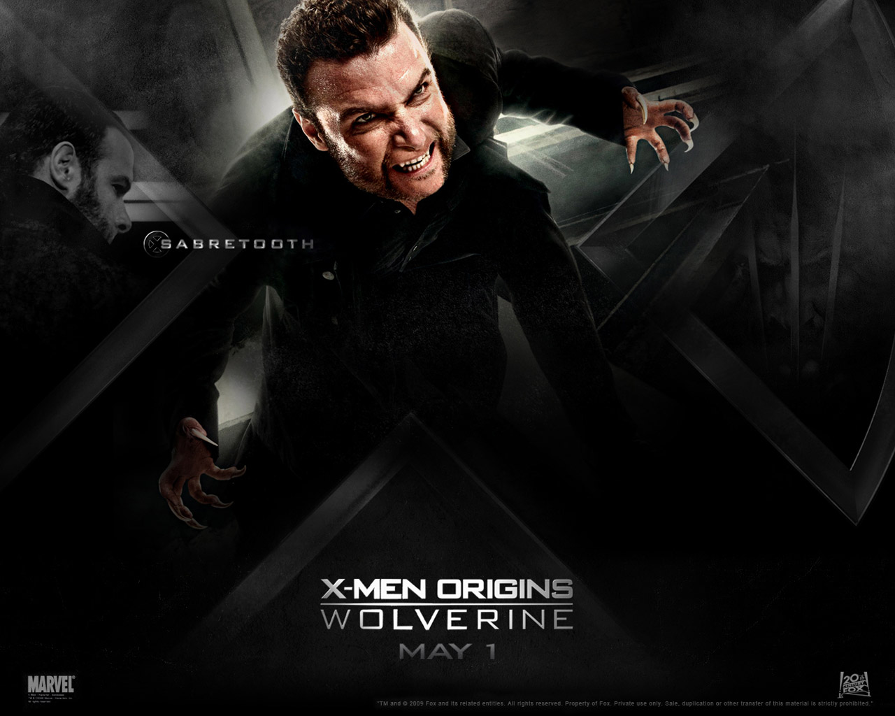x men origins: wolverine, movie, sabertooth, x men