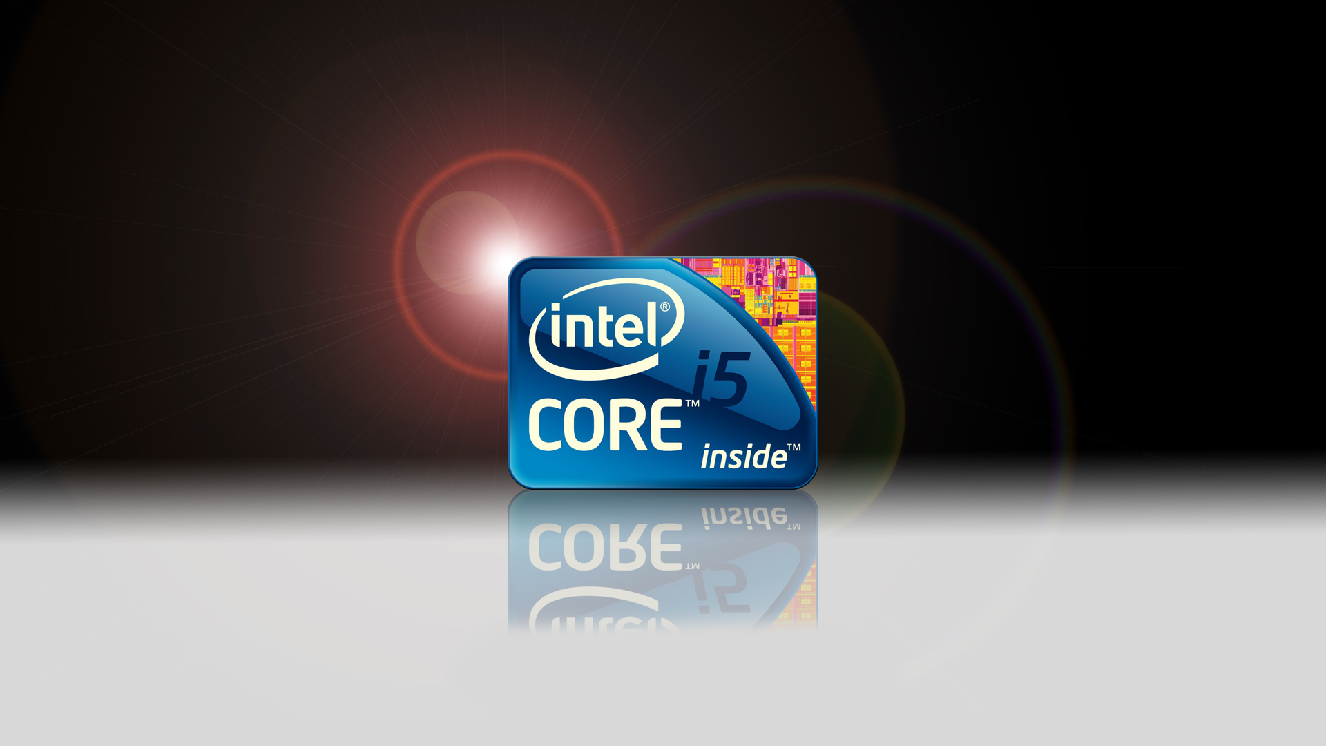 Популярні заставки і фони Intel на комп'ютер