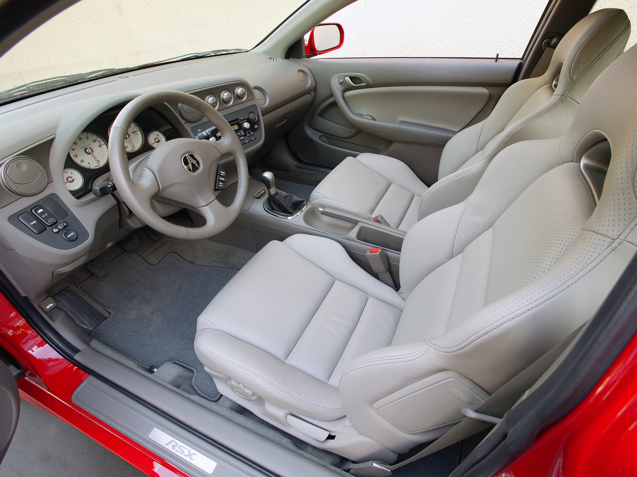 acura, interior, cars, rsx, steering wheel, rudder, salon, speedometer, 2006