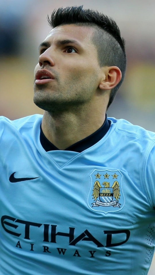 Descarga gratuita de fondo de pantalla para móvil de Fútbol, Deporte, Manchester City F C, Sergio Agüero.
