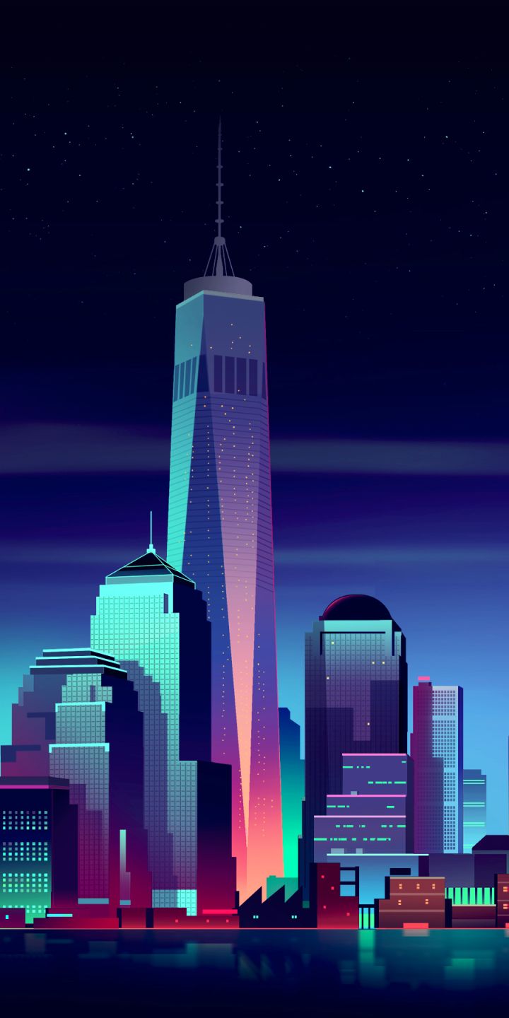 Descarga gratuita de fondo de pantalla para móvil de Ciudades, Ciudad, Rascacielos, Paisaje Urbano, Nueva York, Hecho Por El Hombre.