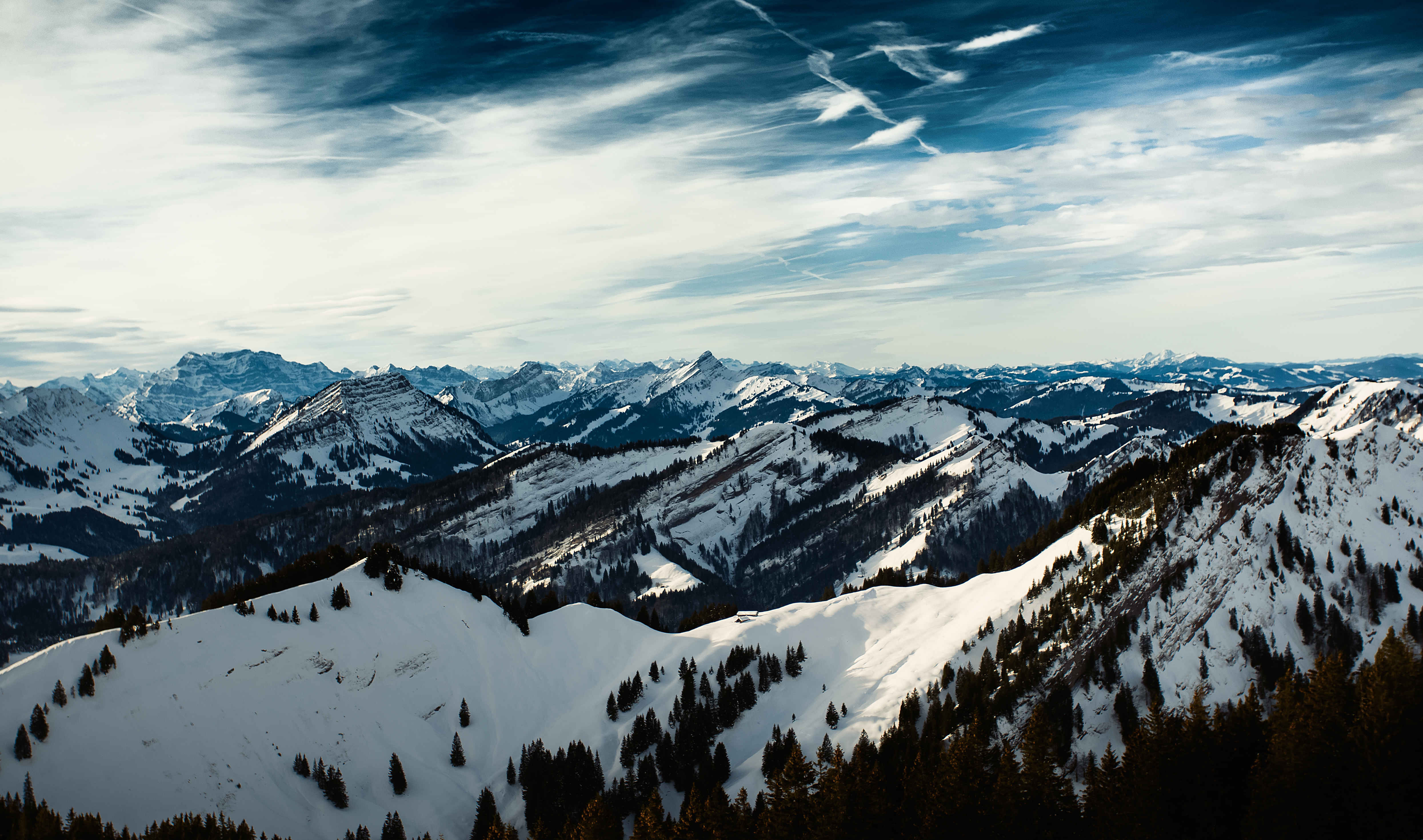 Завантажити шпалери безкоштовно Зима, Гори, Гора, Земля, Швейцарія картинка на робочий стіл ПК