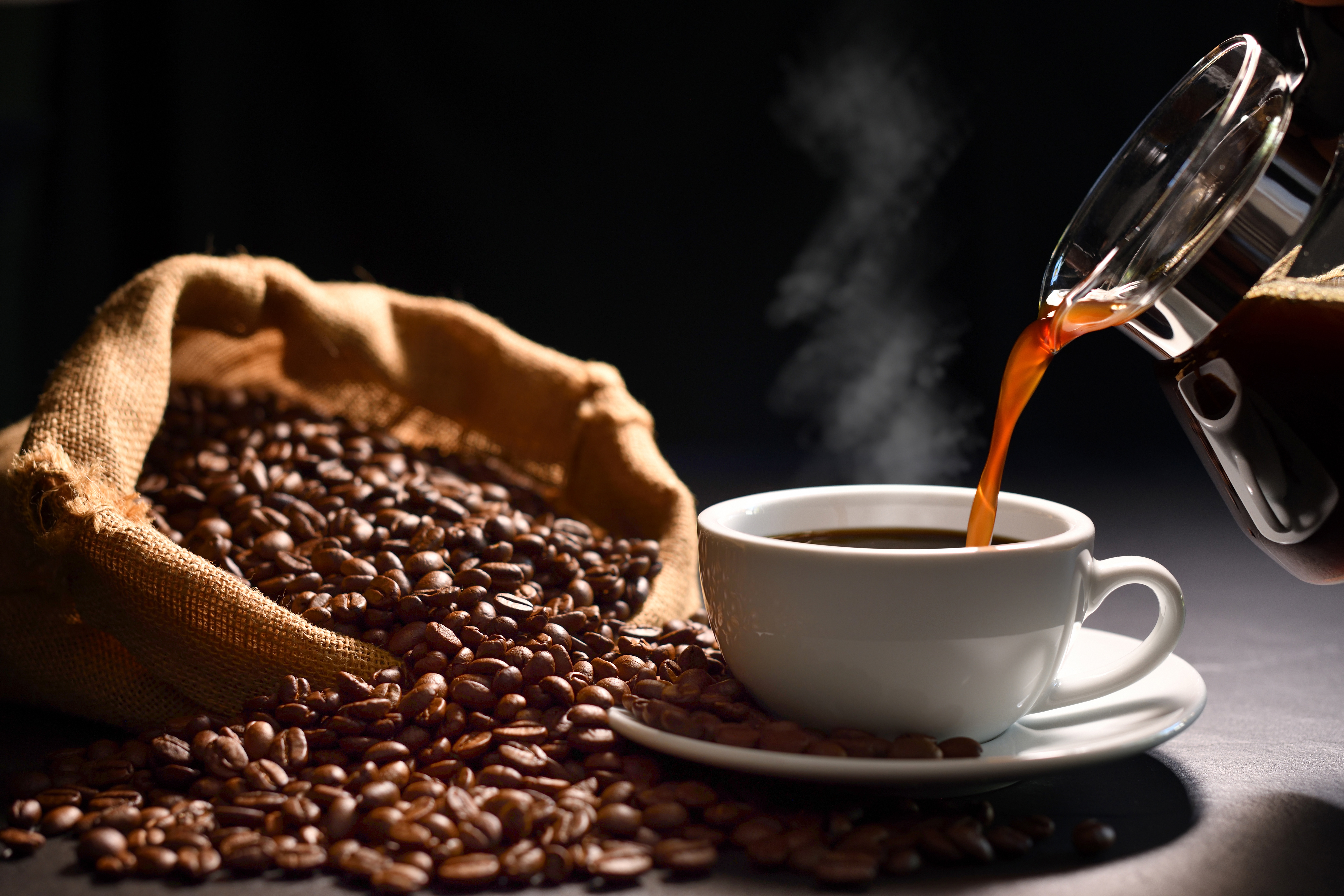 Download mobile wallpaper Food, Coffee, Cup, Drink, Coffee Beans for free.
