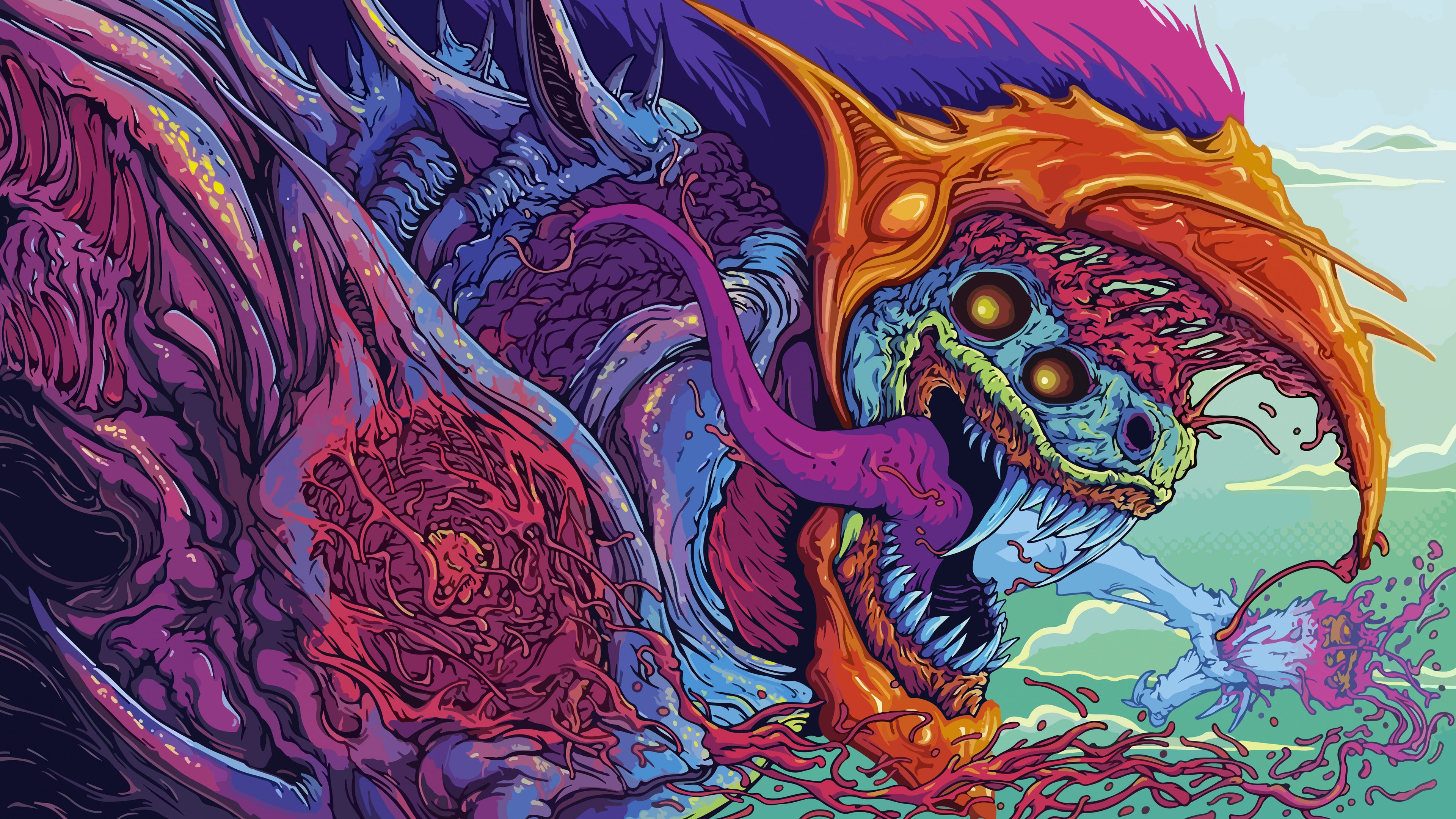 Free download wallpaper Fantasy, Dragon, Colorful, Creature on your PC desktop