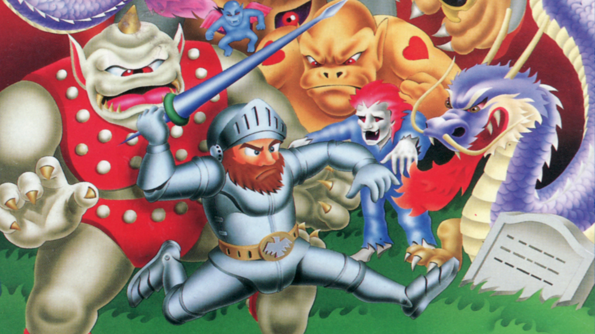 video game, ghosts 'n goblins