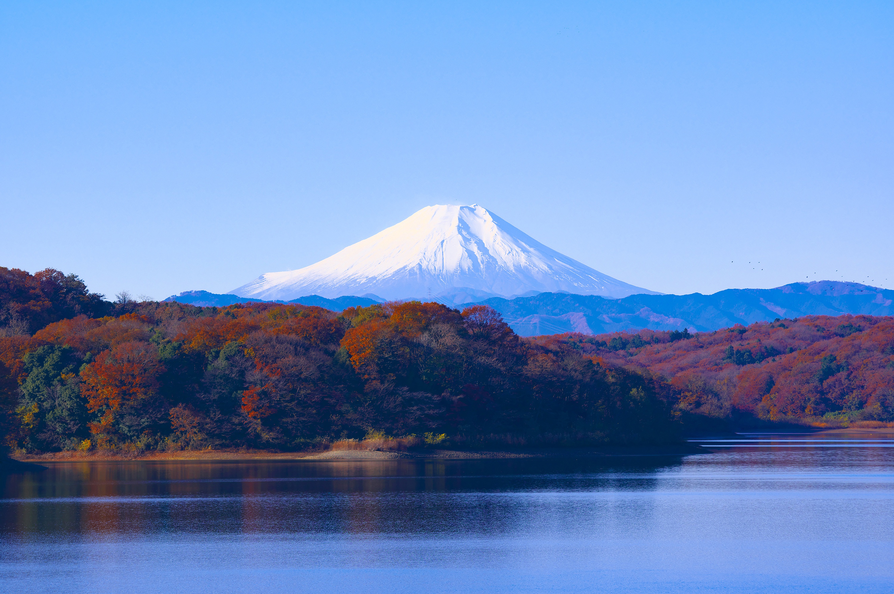 Скачать обои бесплатно Гора, Япония, Вулкан, Гора Фудзи, Вулканы, Земля/природа картинка на рабочий стол ПК