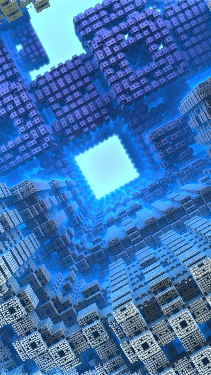 Download mobile wallpaper Abstract, 3D, Fractal, Cube, Geometry, Cgi for free.