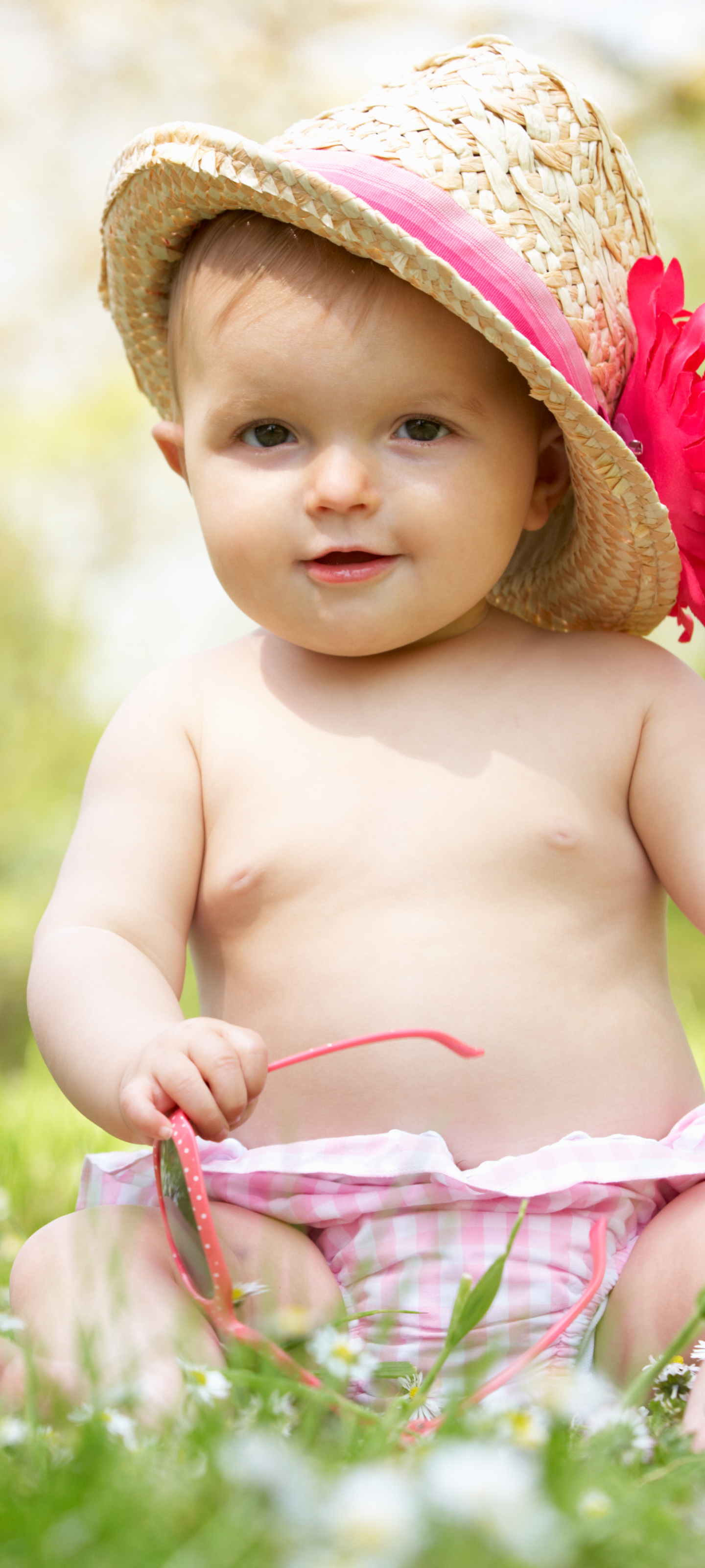 Download mobile wallpaper Hat, Cute, Photography, Baby for free.