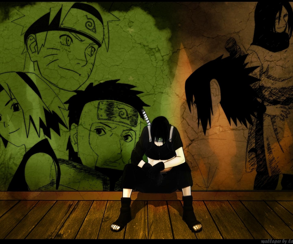 Handy-Wallpaper Naruto, Animes, Sasuke Uchiha, Sakura Haruno, Naruto Uzumaki, Yamato (Naruto), Sai (Naruto), Orochimaru (Naruto) kostenlos herunterladen.