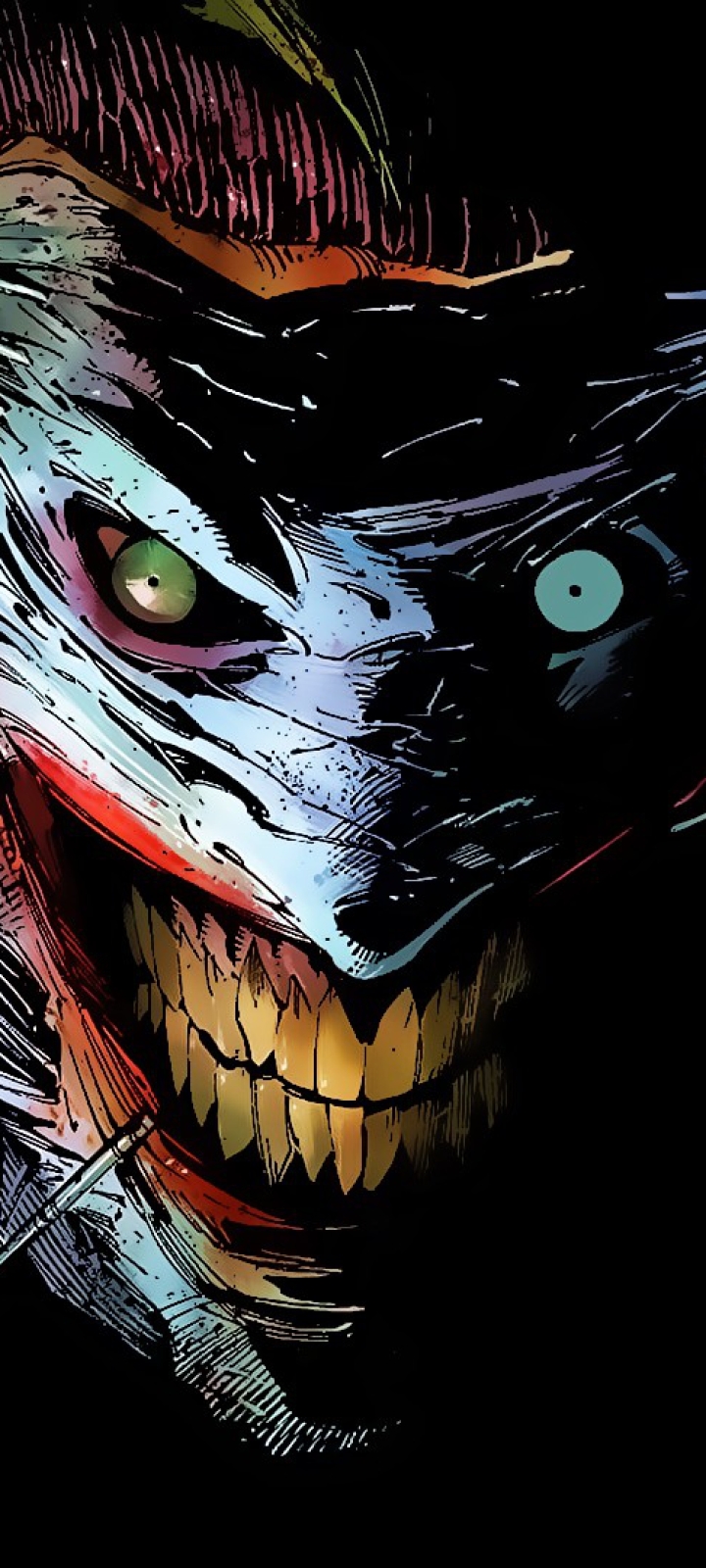 Download mobile wallpaper Joker, Creepy, Comics, Dc Comics for free.