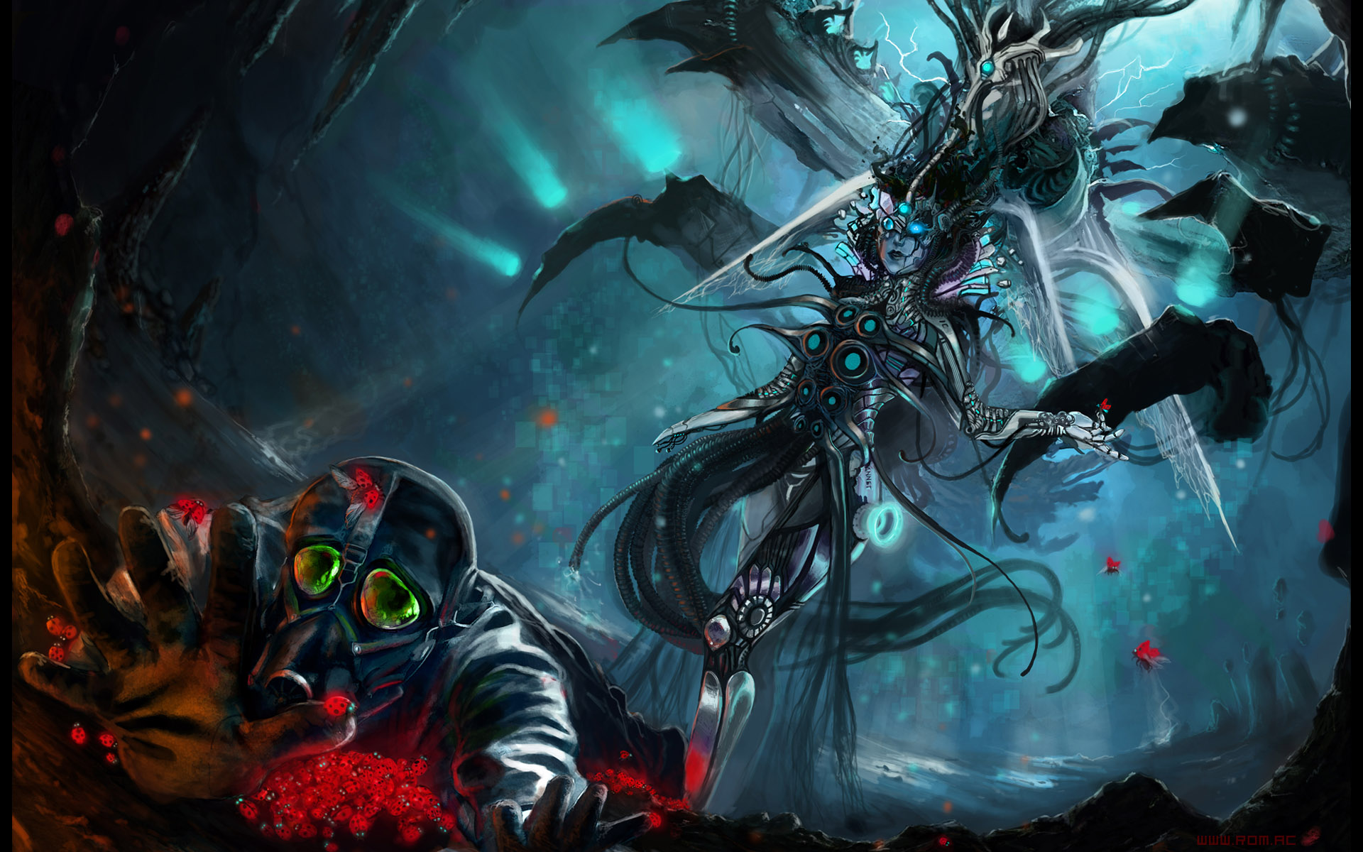 Free download wallpaper Dark, Creature on your PC desktop