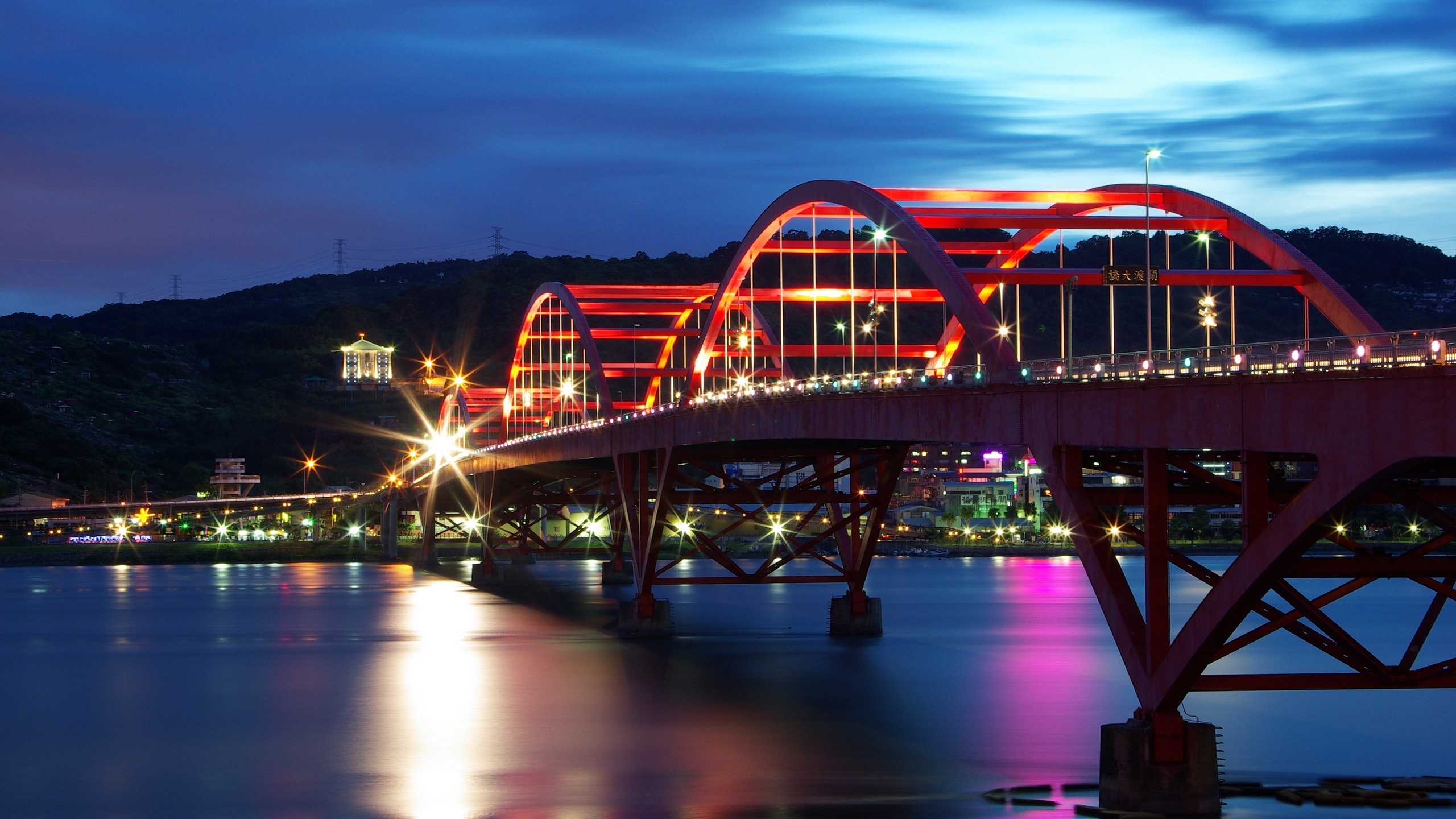 344094 скачать картинку сделано человеком, мост гуанду, мост, тайвань, мосты - обои и заставки бесплатно