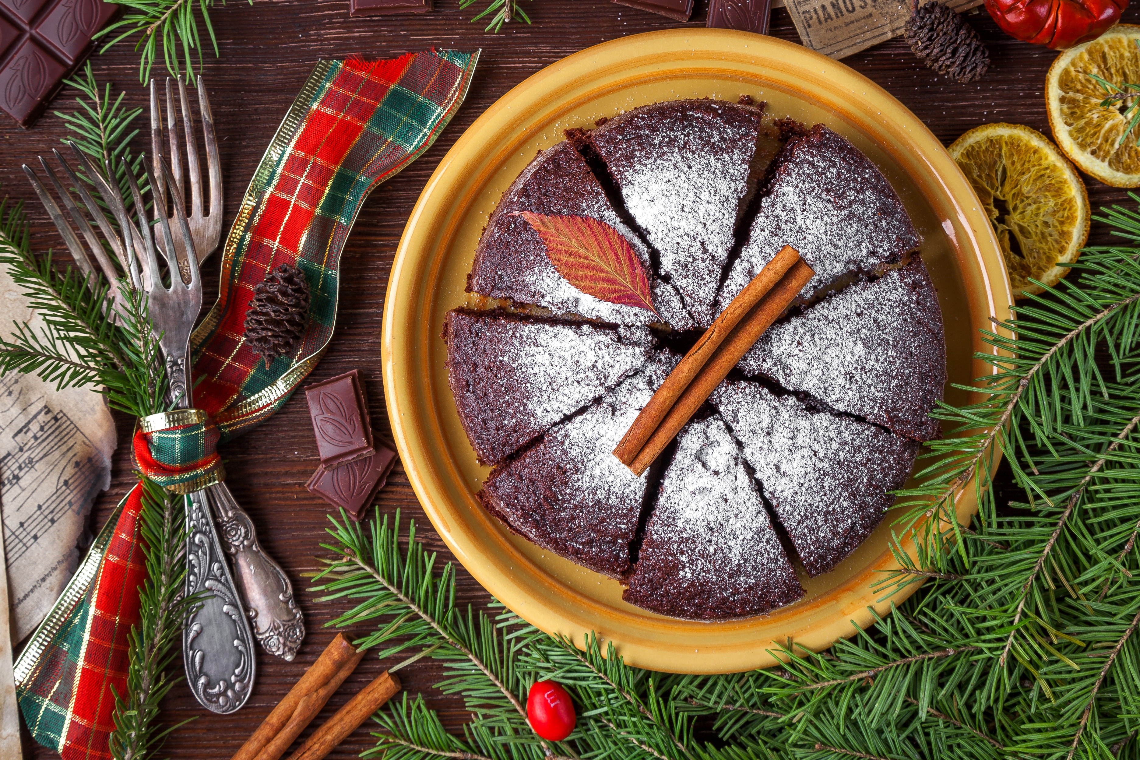 Download mobile wallpaper Food, Christmas, Cake for free.