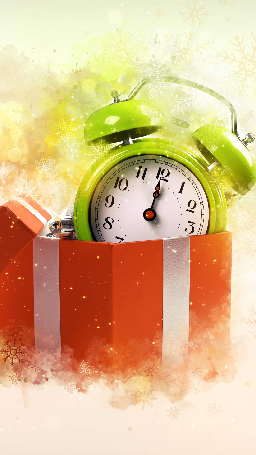 Descarga gratuita de fondo de pantalla para móvil de Año Nuevo, Reloj, Día Festivo.