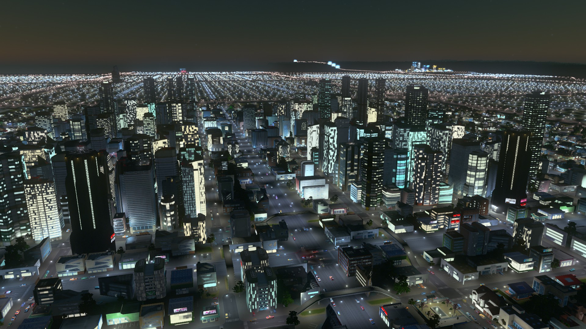 412999 télécharger le fond d'écran jeux vidéo, cities: skylines, ville, gratte ciel, villes - économiseurs d'écran et images gratuitement
