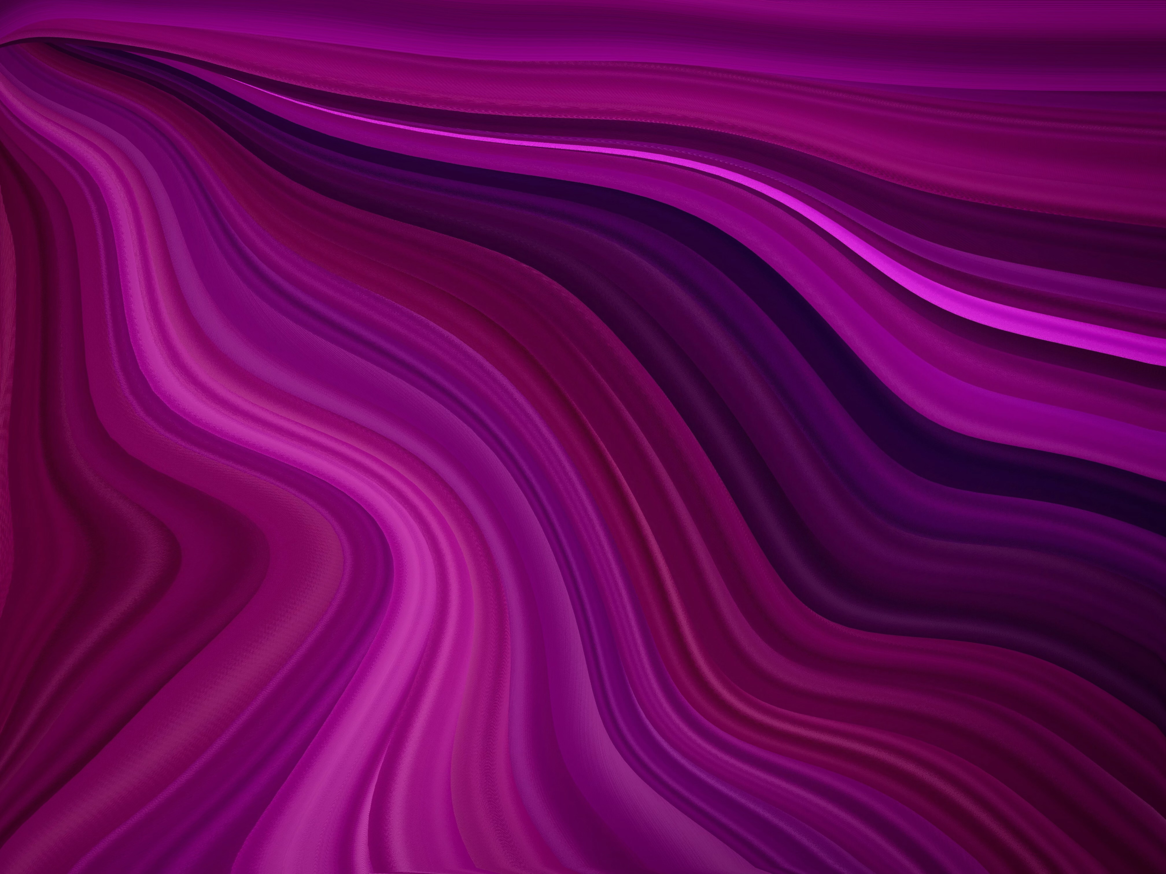 Download mobile wallpaper Waves, Wavy, Violet, Abstract, Purple for free.