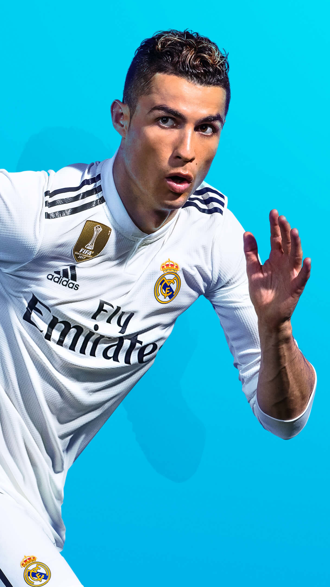Handy-Wallpaper Fußball, Cristiano Ronaldo, Computerspiele, Fifa 19 kostenlos herunterladen.