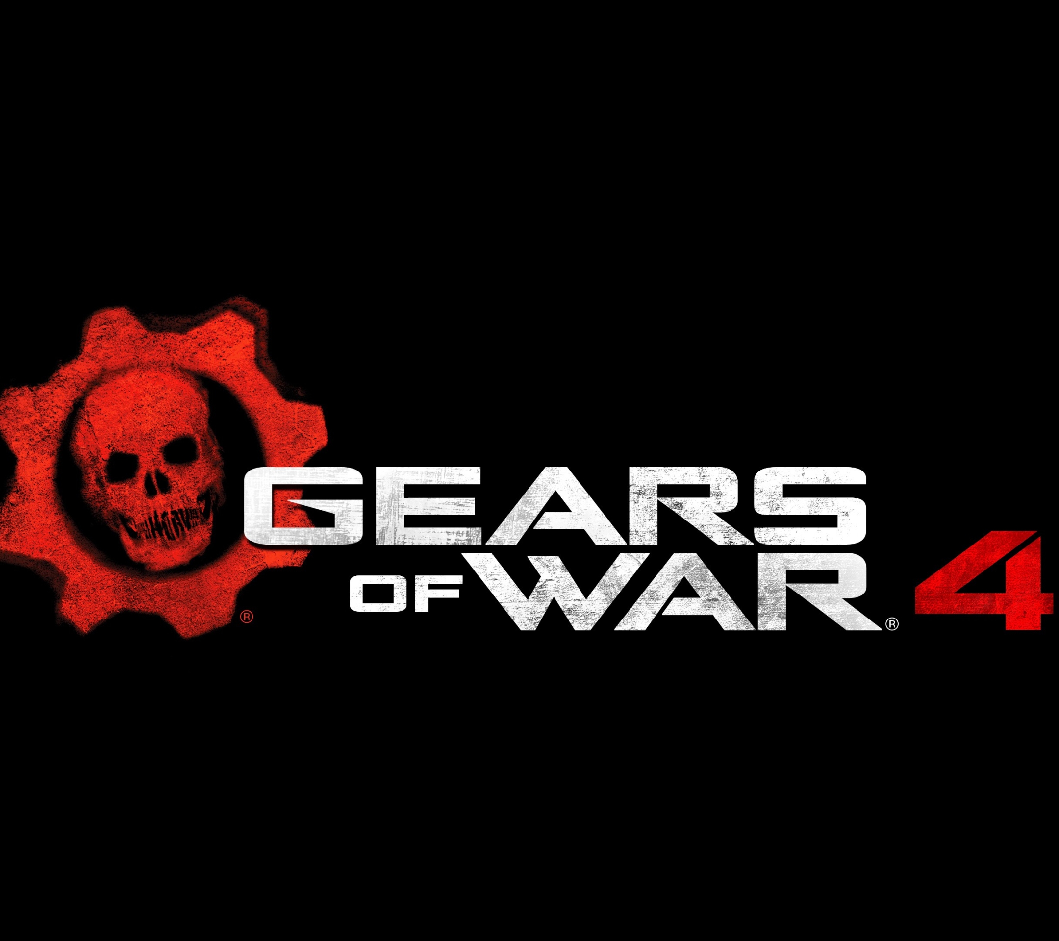 Скачати мобільні шпалери Gears Of War, Логотип, Відеогра, Gears Of War 4 безкоштовно.