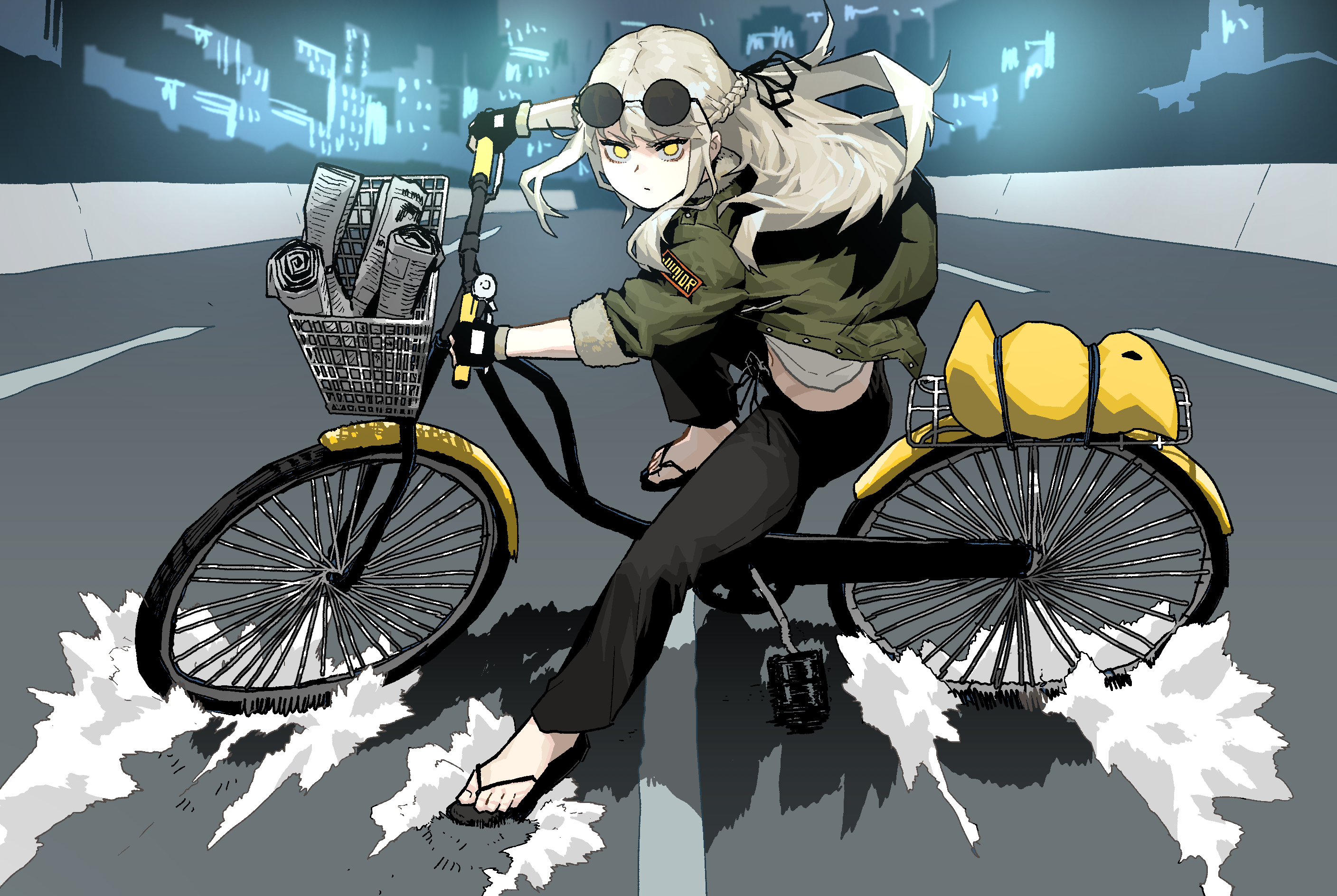 Handy-Wallpaper Fahrräder, Original, Animes kostenlos herunterladen.