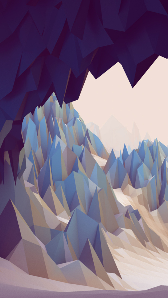 無料モバイル壁紙山, 3D, 概要, 芸術的, Cg, ローポリをダウンロードします。