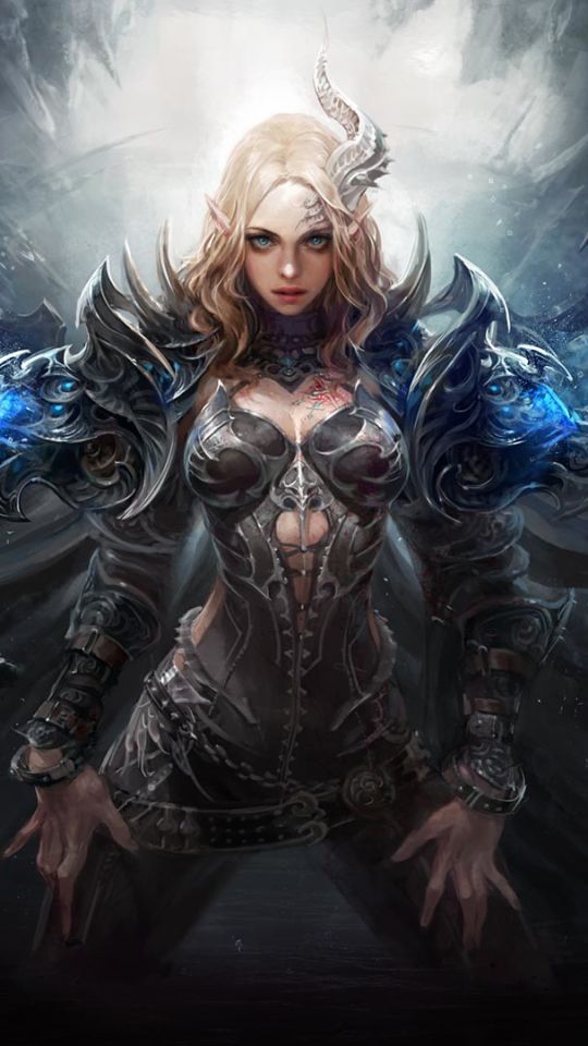 Download mobile wallpaper Fantasy, Blonde, Pointed Ears, Angel Warrior for free.