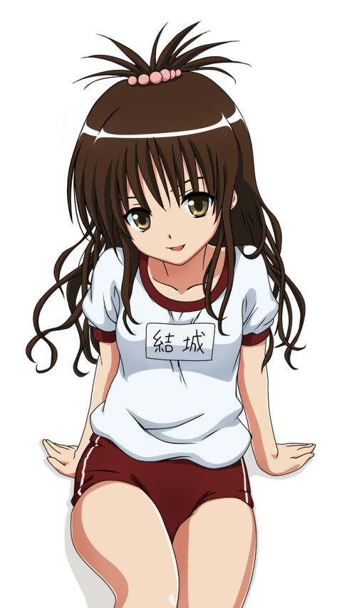 Download mobile wallpaper Anime, Smile, Long Hair, Brown Hair, To Love Ru, Mikan Yuuki, Gymnastics for free.