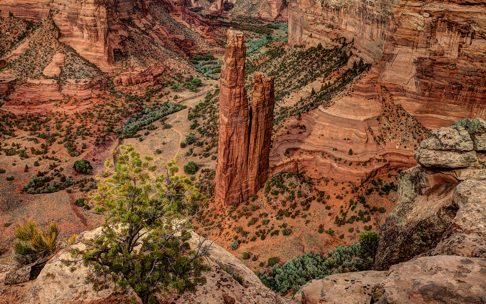 Laden Sie Nationaldenkmal Canyon De Chelly HD-Desktop-Hintergründe herunter