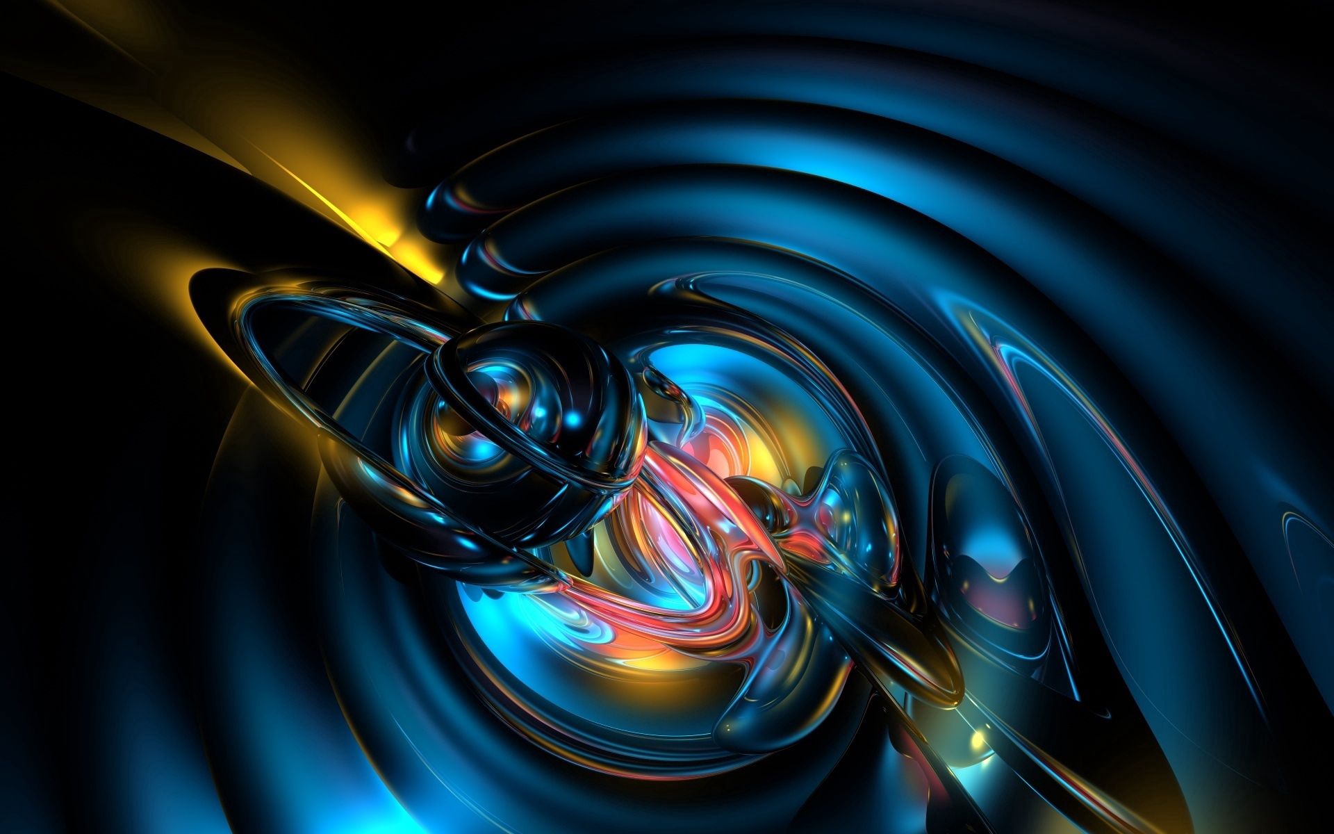 1920x1080 Background form, abstract, dark, shine, light, lines