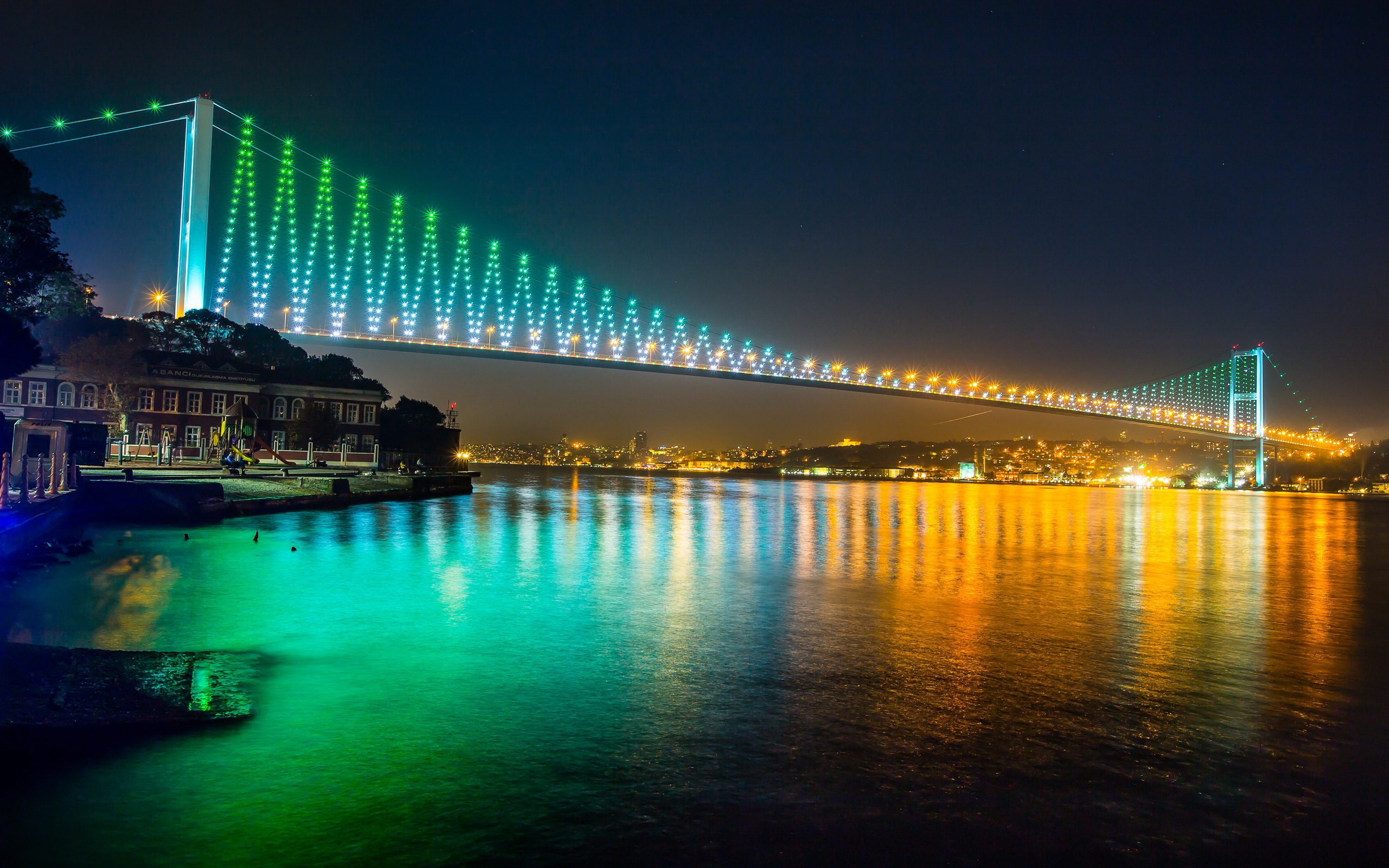 Популярные заставки и фоны Босфорский Мост на компьютер