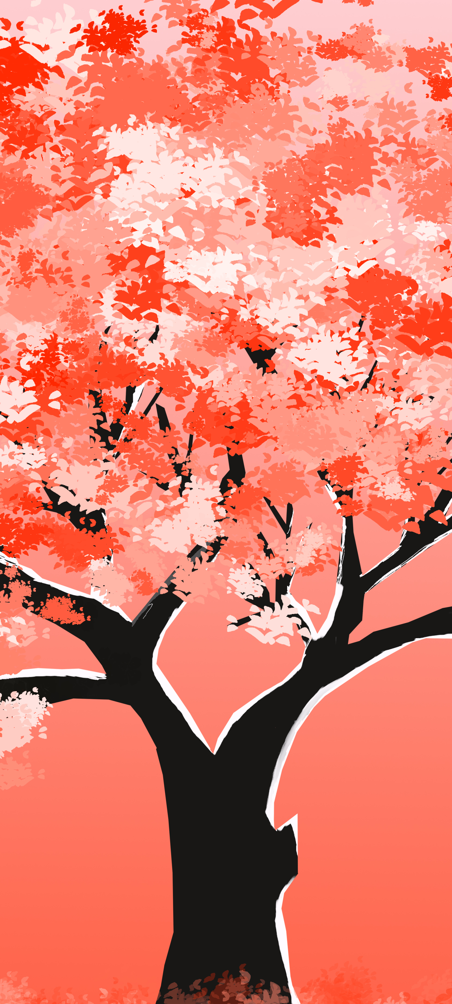 Download mobile wallpaper Nature, Tree, Artistic, Cherry Blossom for free.