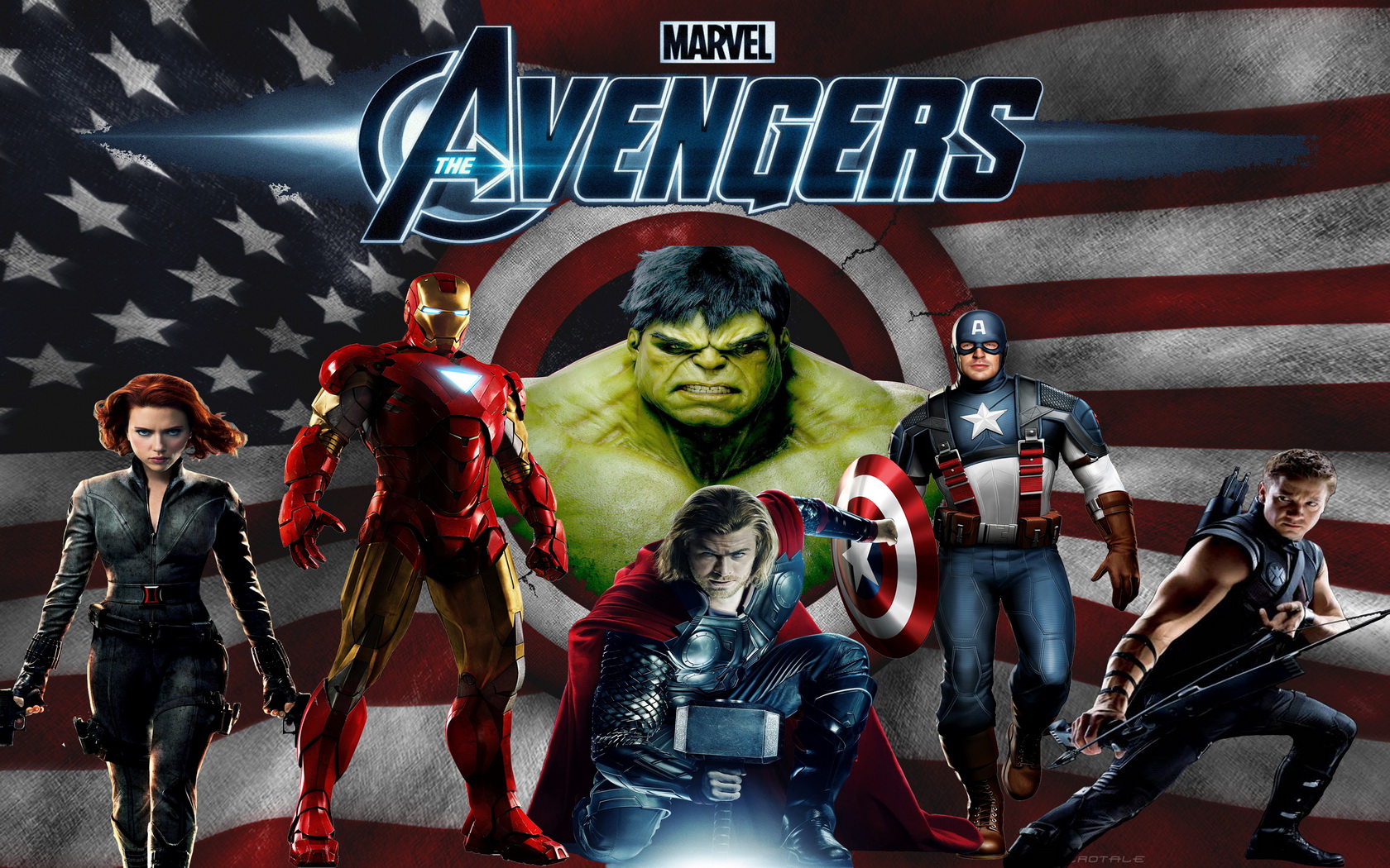 Free download wallpaper Hulk, Iron Man, Captain America, Movie, Thor, Black Widow, Hawkeye, The Avengers on your PC desktop